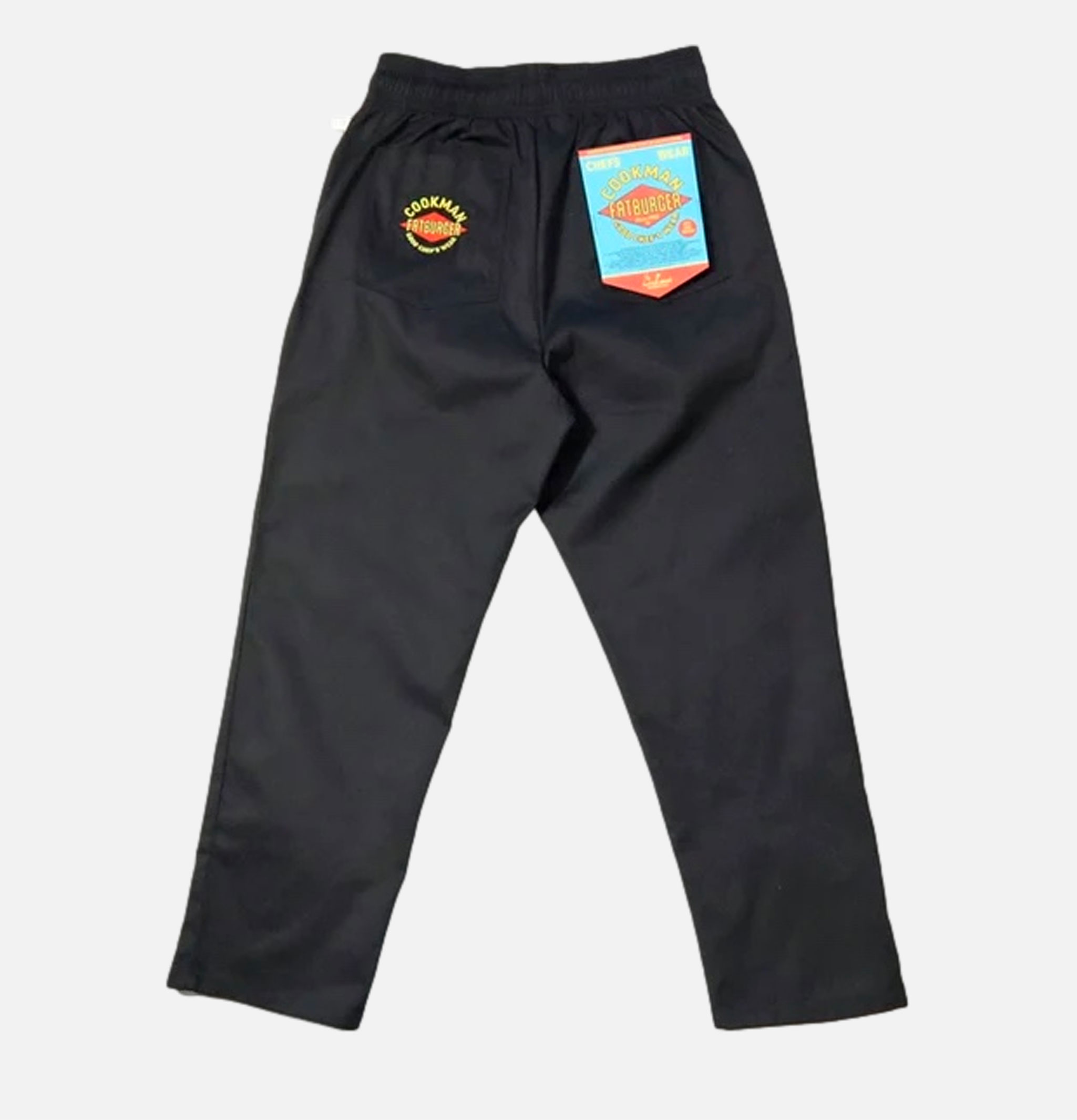Cookman x Fatburger Chef Pants Semiwide Black