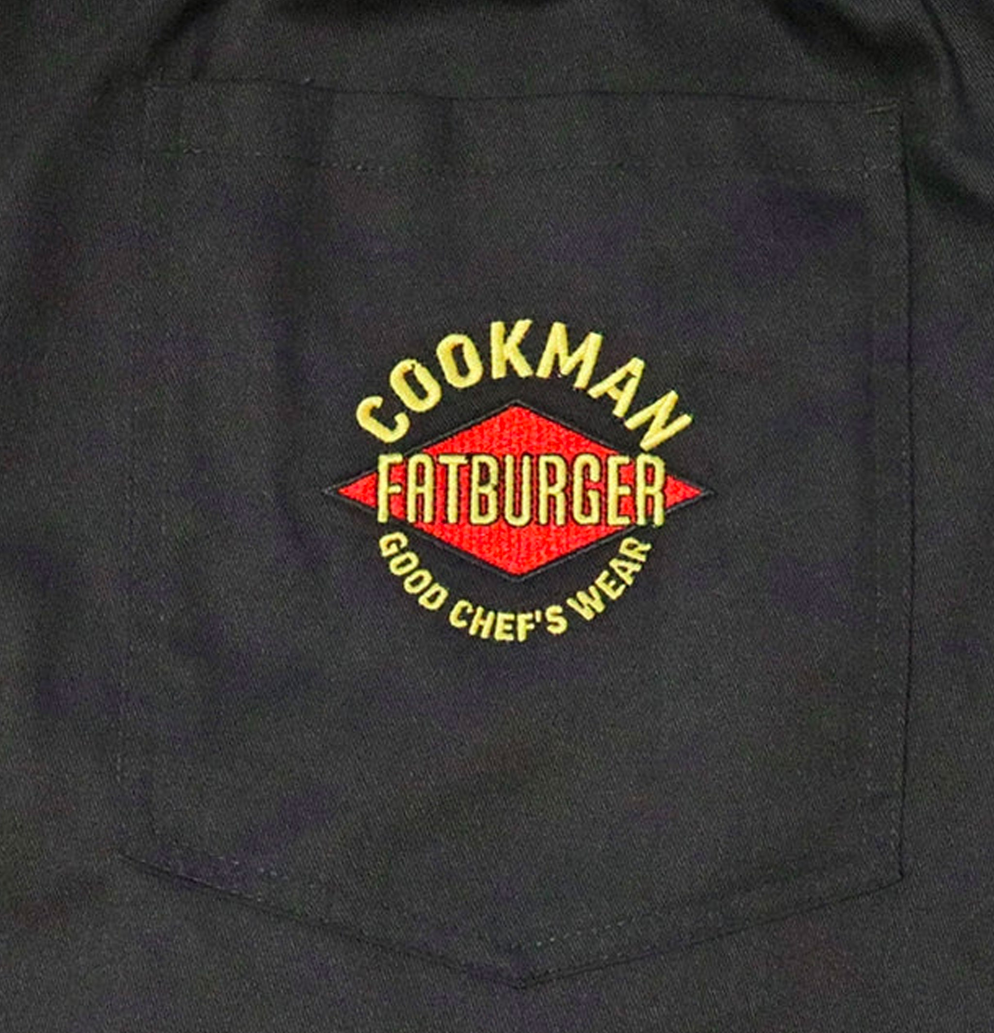 Cookman x Fatburger Chef Pants Semiwide Black