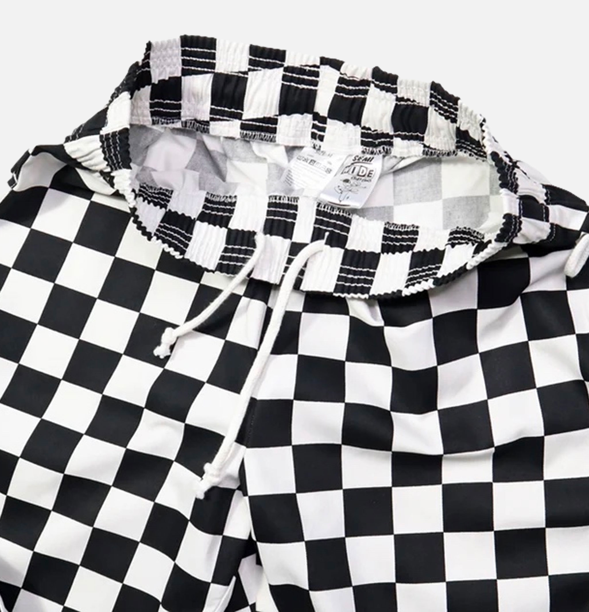 Cookman Chef Semiwide Checker Black