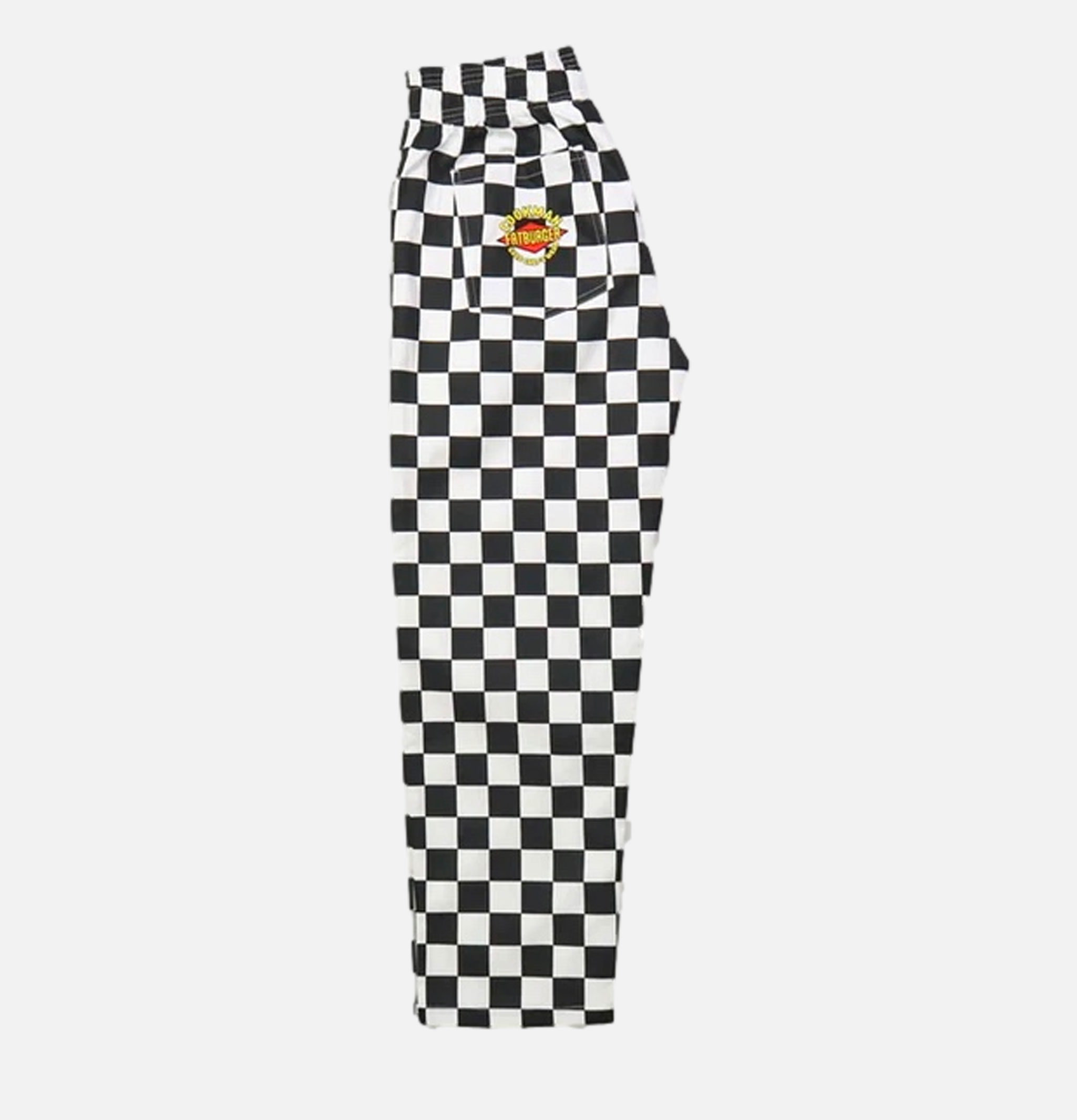 Cookman Chef Semiwide Checker Black