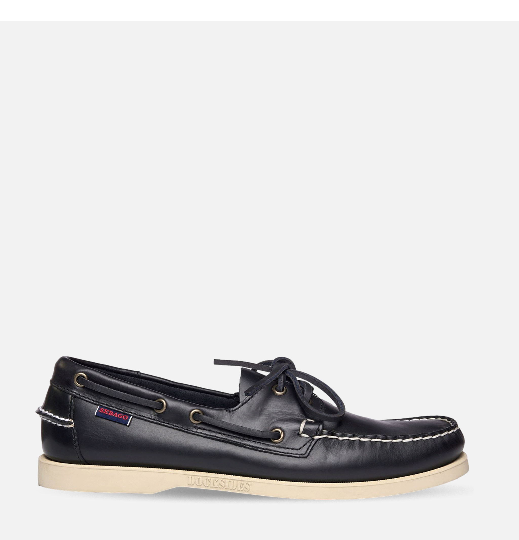 Sebago Docksides Portland Waxed Navy