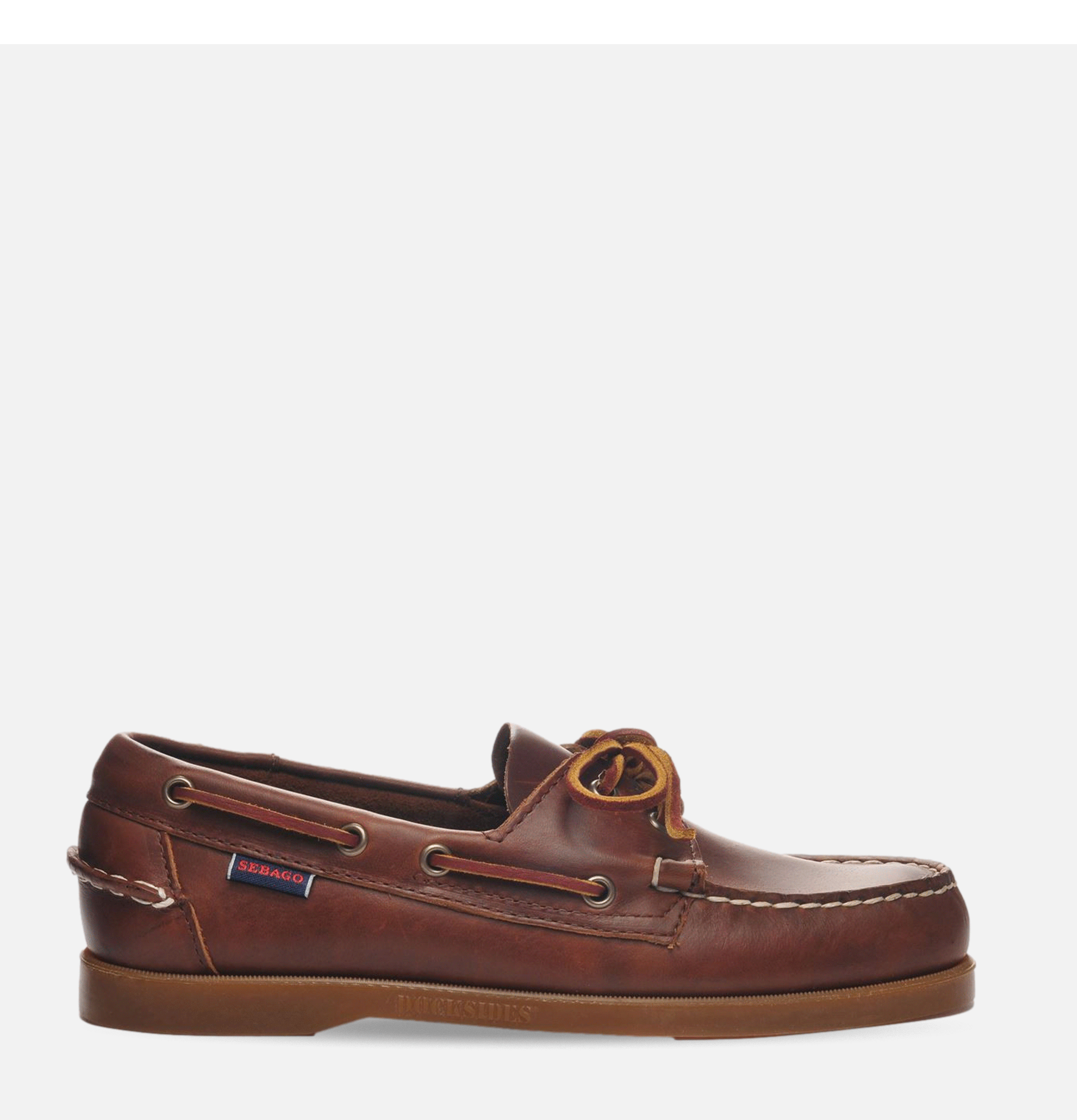 Sebago Docksides Portland Waxed Brown Honey