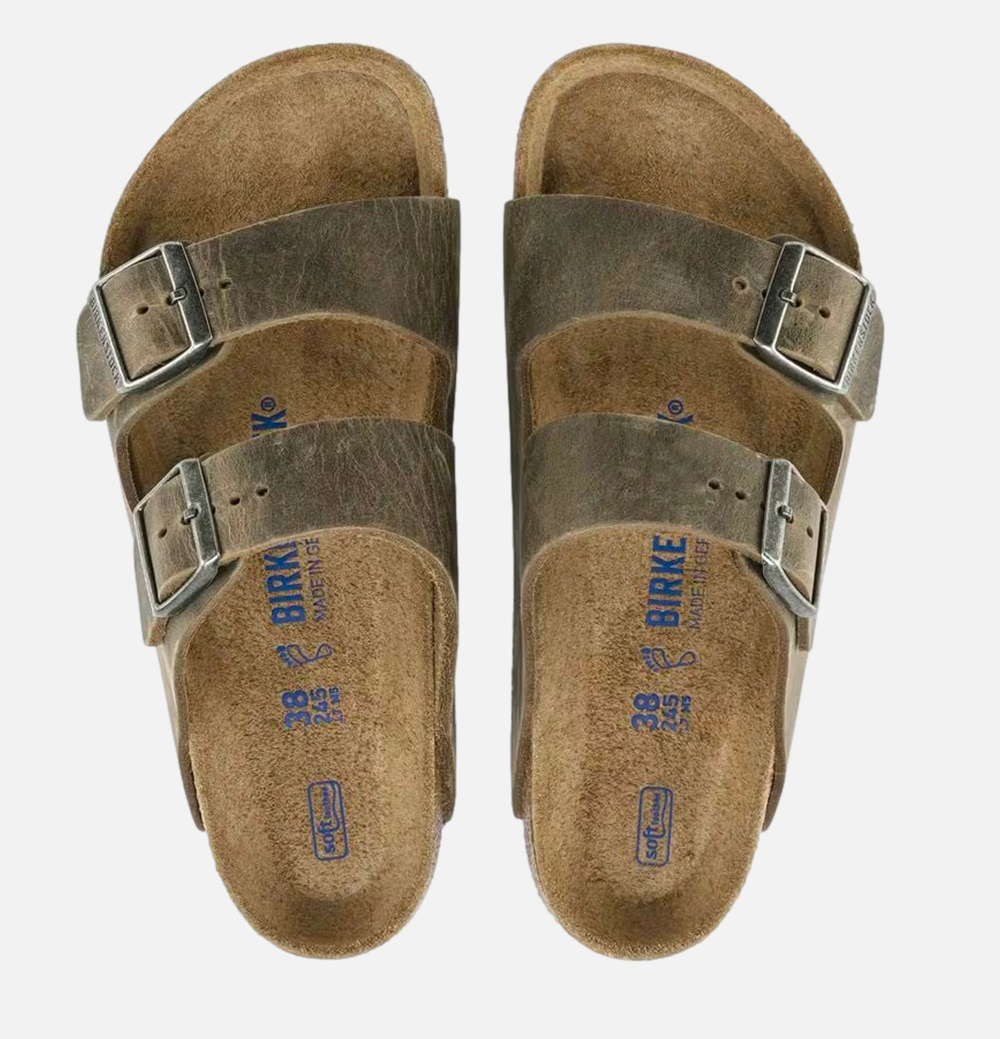 Birkenstock Arizona Regular Faded Khaki Soft Bed