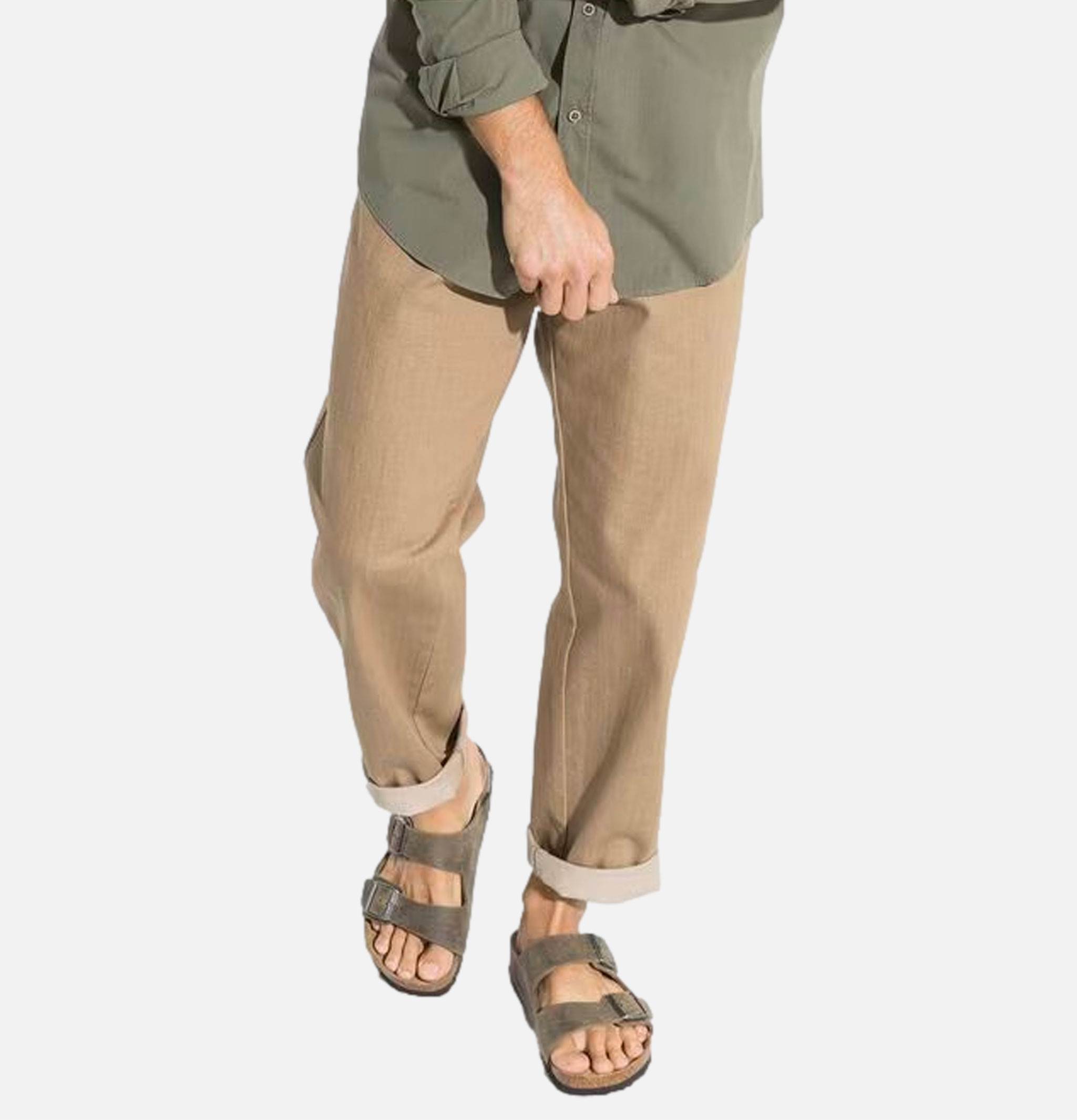 Birkenstock Arizona Regular Faded Khaki Soft Bed