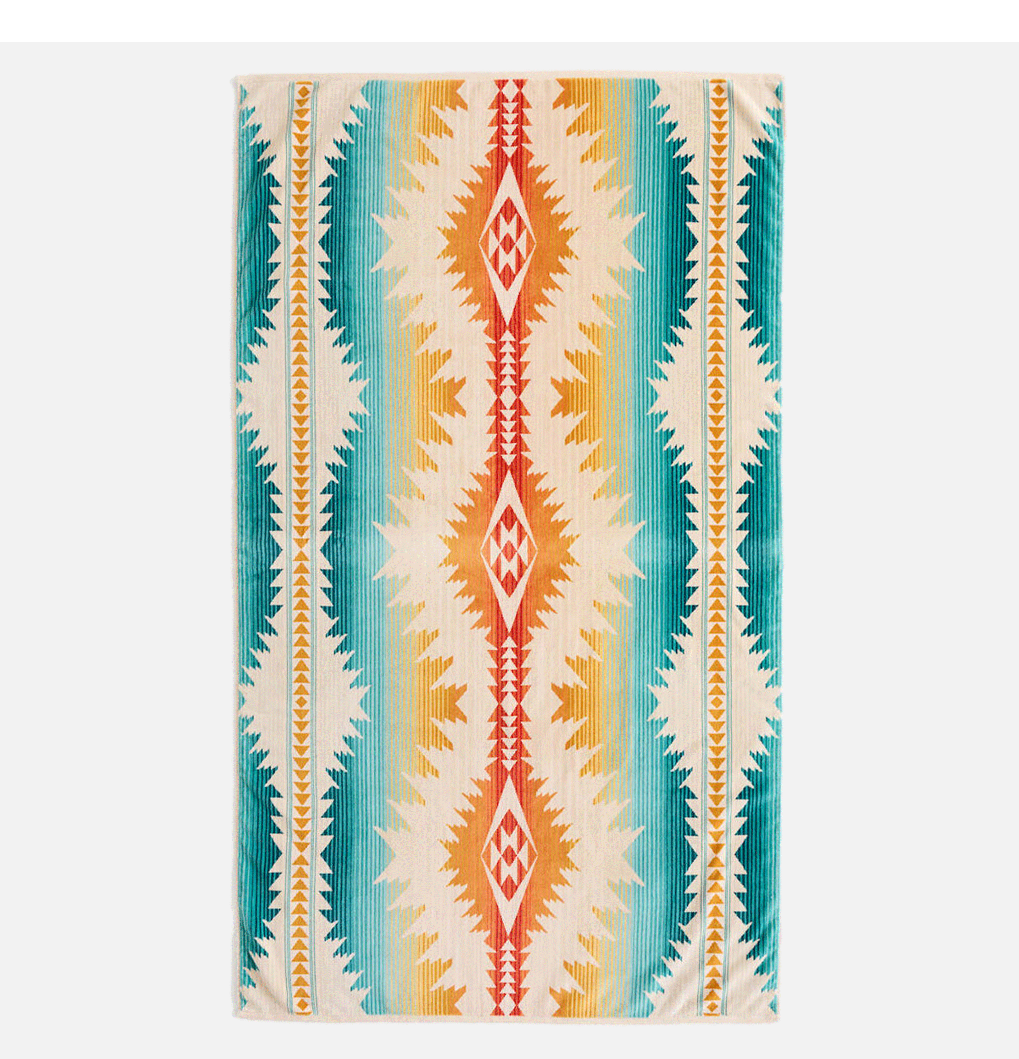 Pendleton Oversized Jacquard Towel Sunset