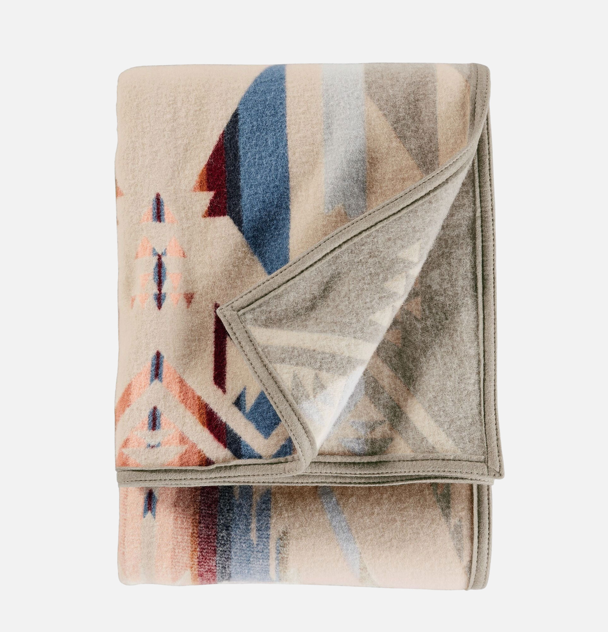 Pendleton Jacquard Napped Throw White