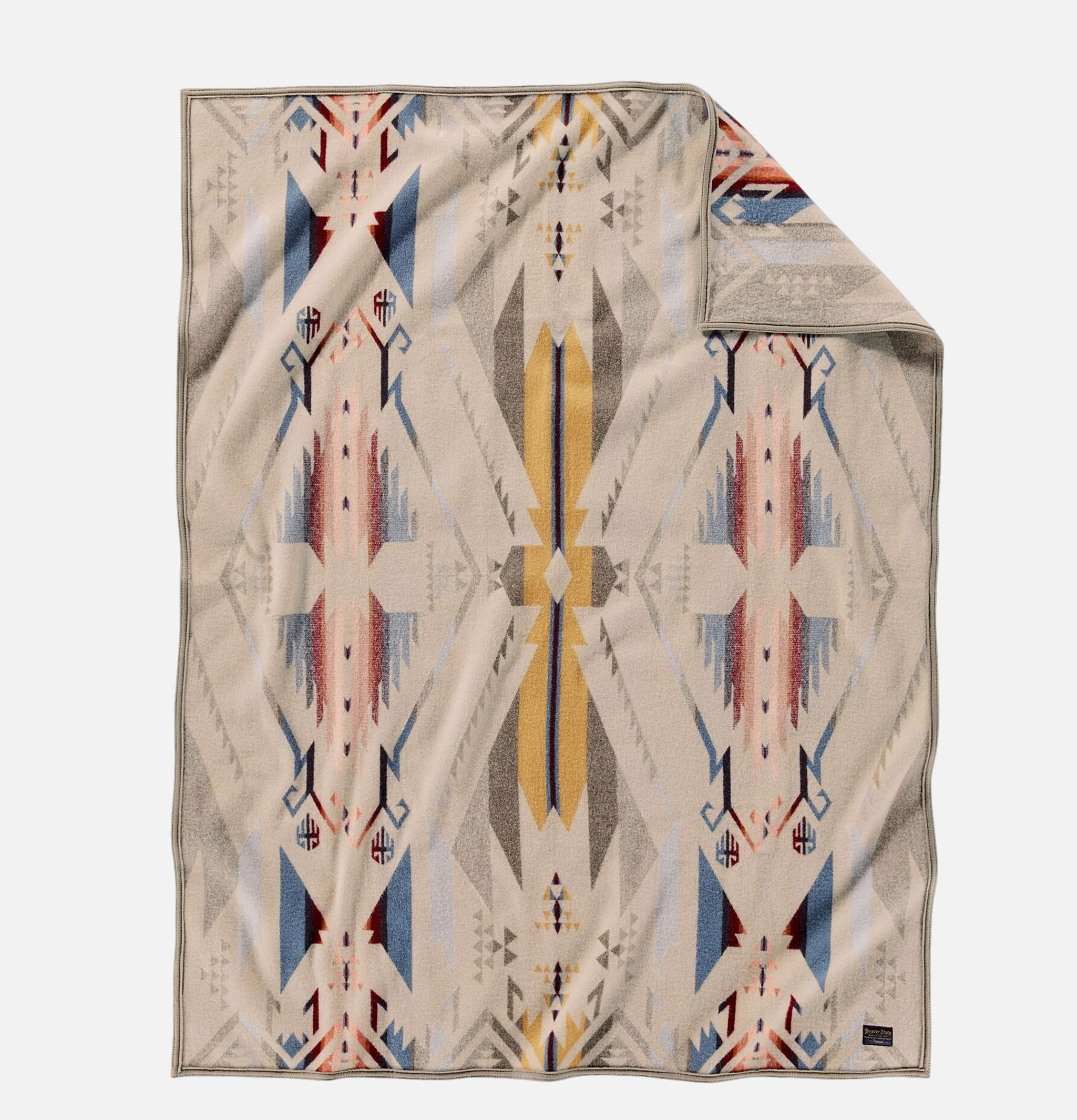 Pendleton Jacquard Napped Throw White