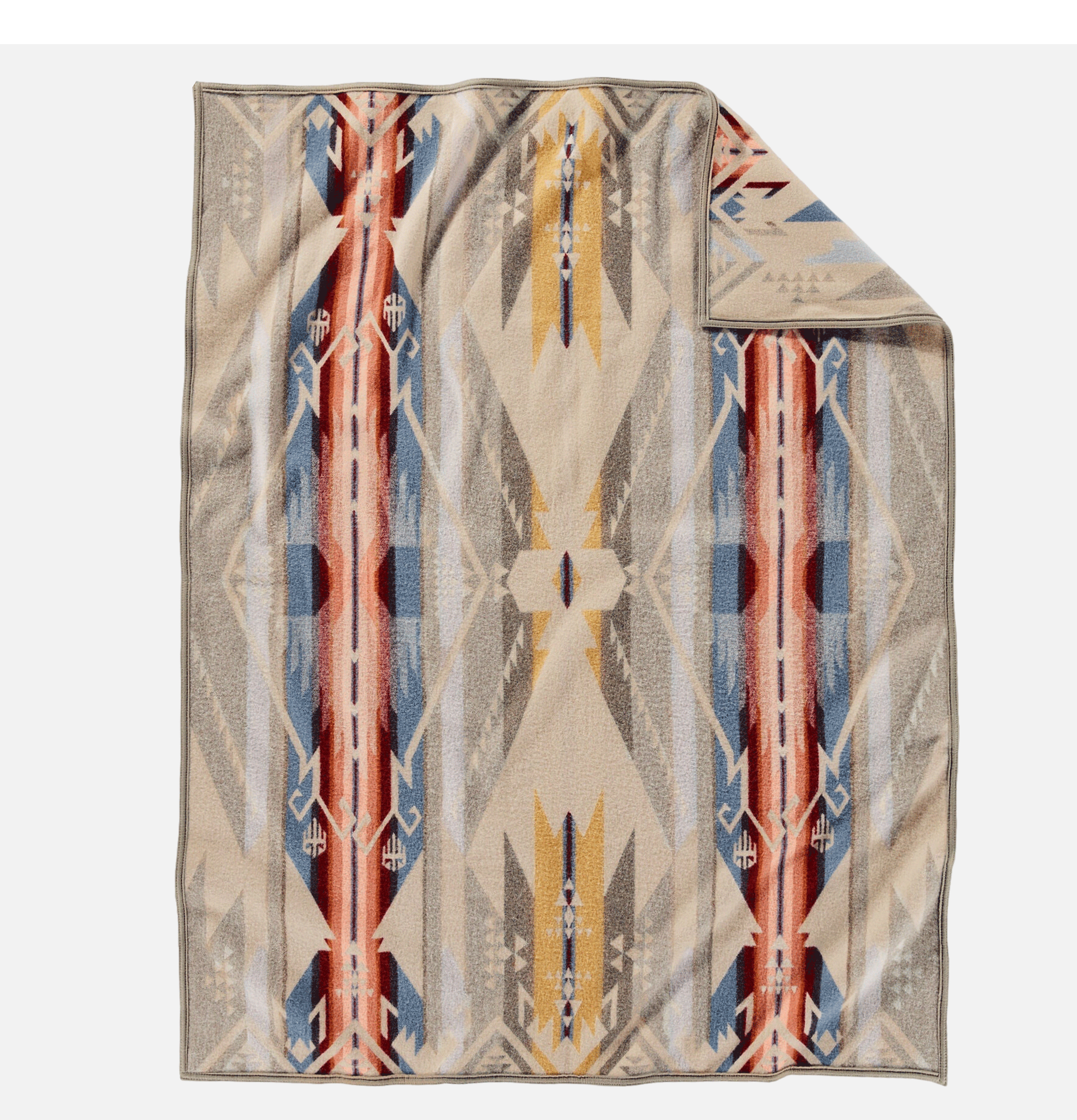 Pendleton Jacquard Napped Throw White