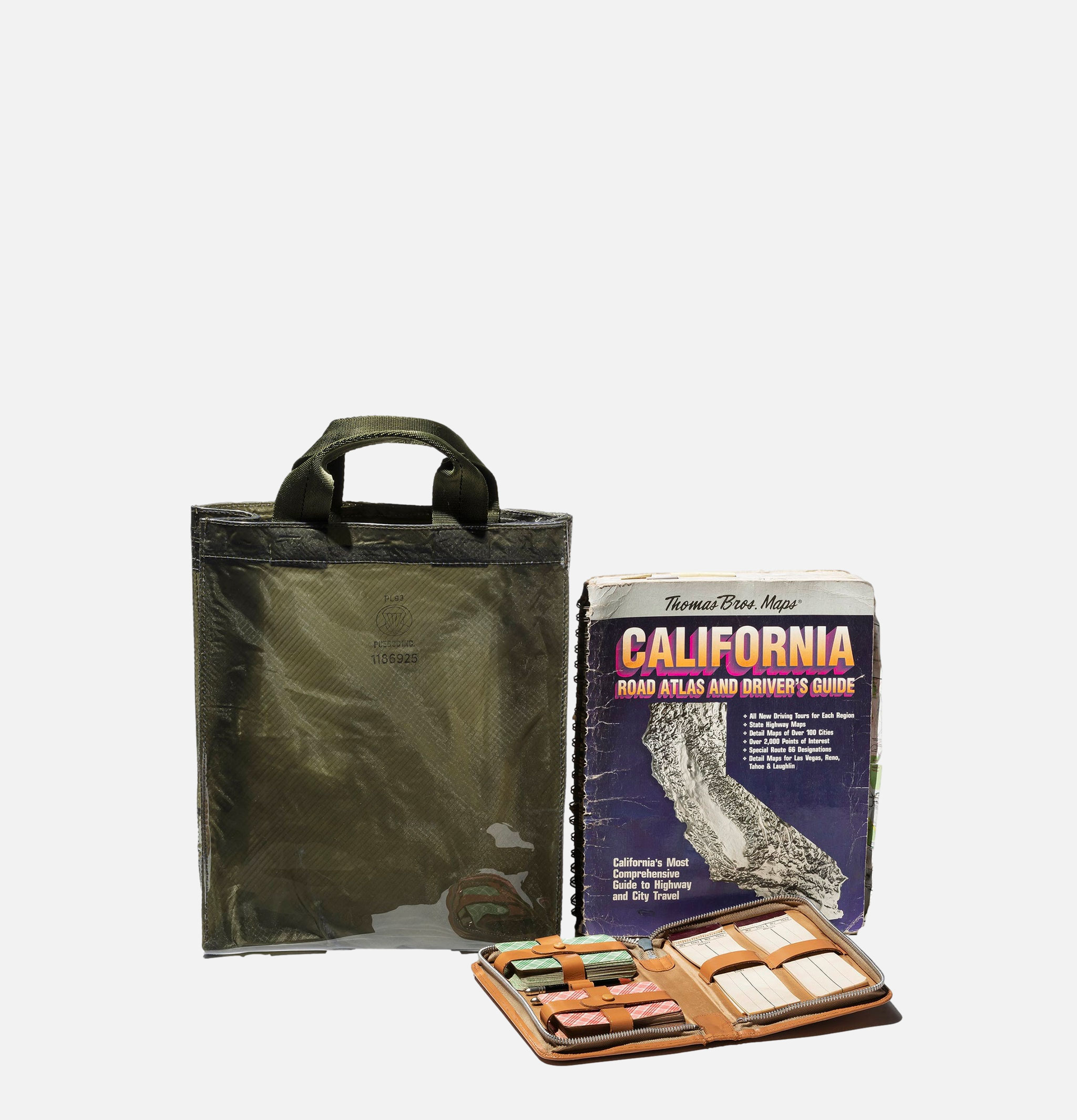 Puebco Covered Parachute Document Bag Olive