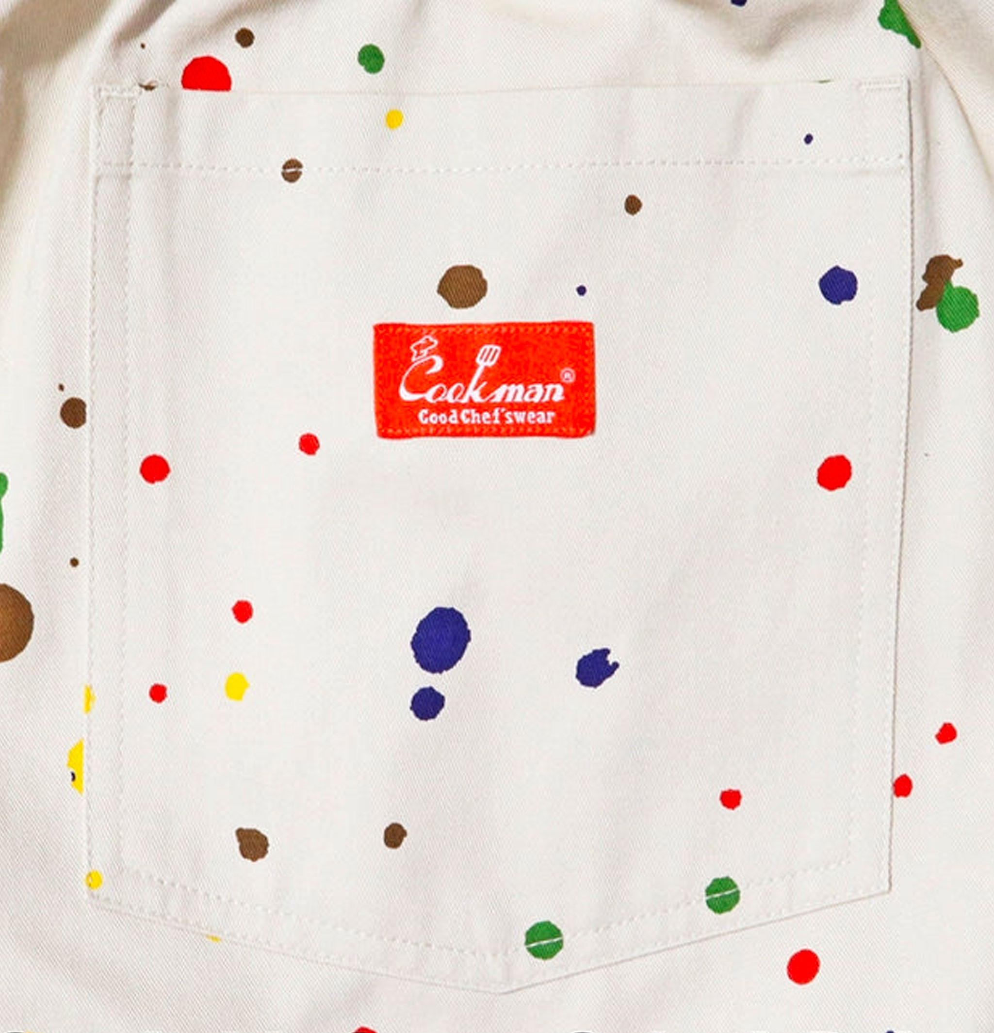 Cookman Chef Pants Semiwide Sauce Splash Beige