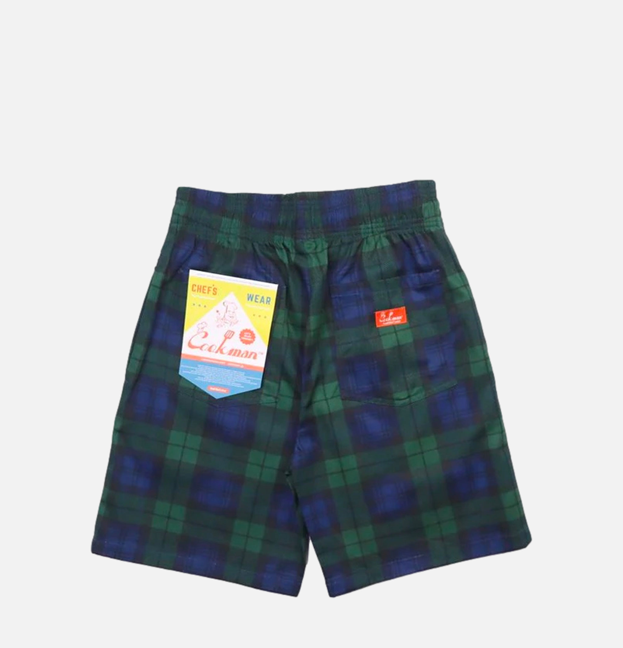 Cookman Chef Short Black Watch Plaid