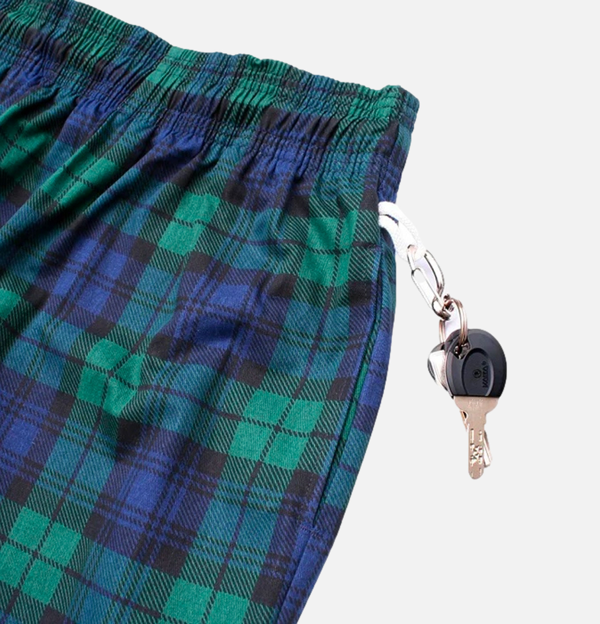 Cookman Chef Short Black Watch Plaid