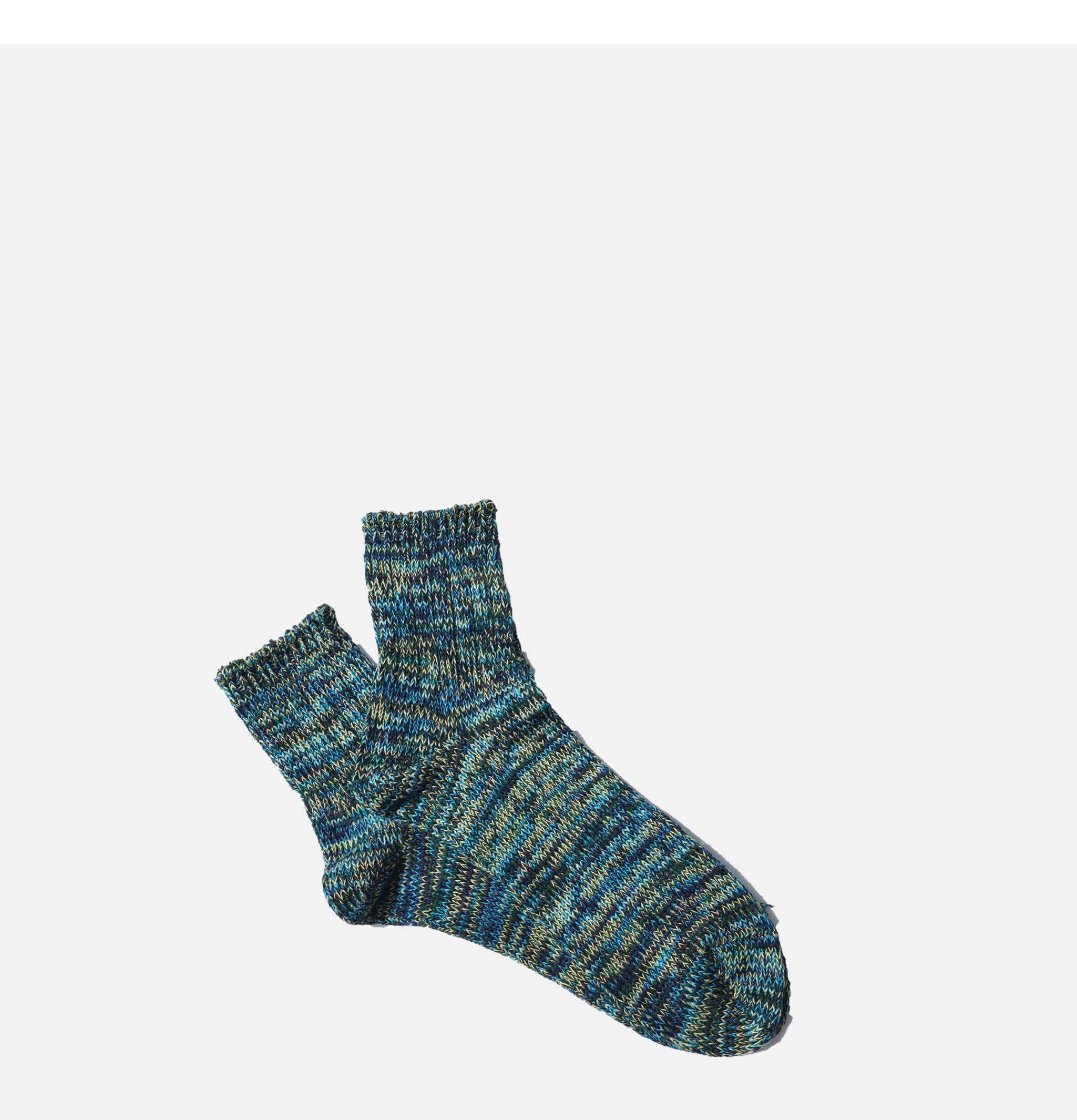 Anonymous Ism Chaussettes 5 Color Mix Q Navy
