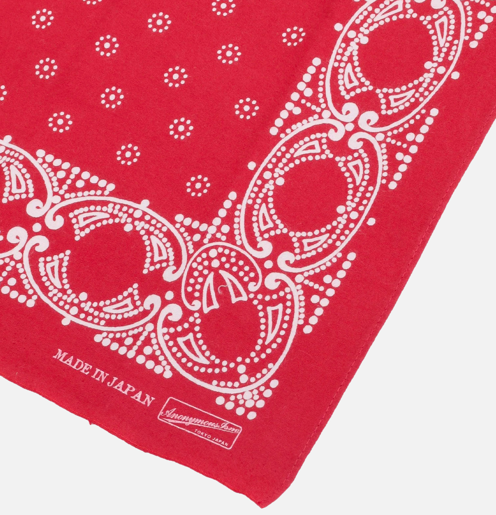 Anonymous Ism Selvage Bandana Red