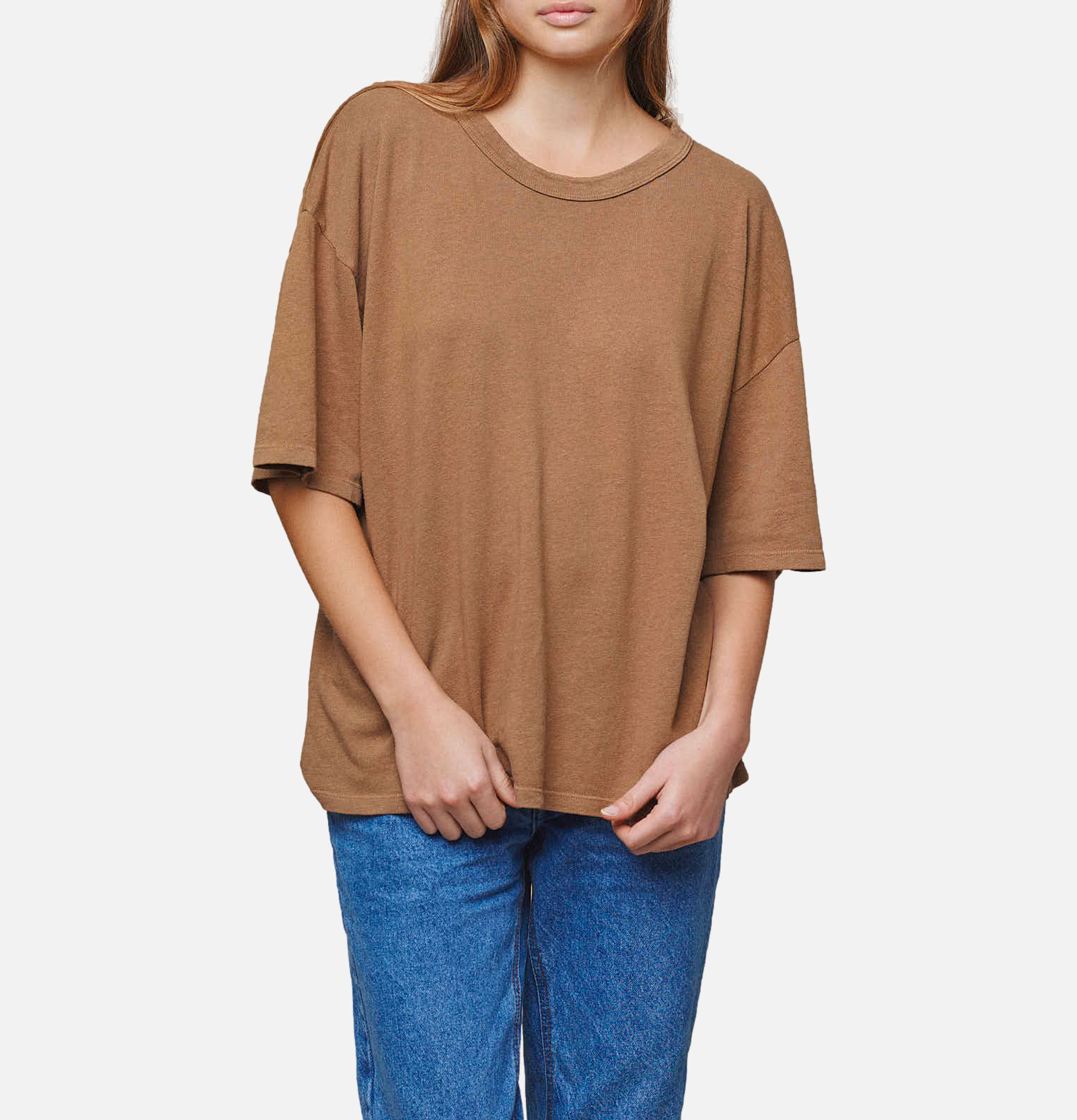 Vernon Oversized Tee Coyote