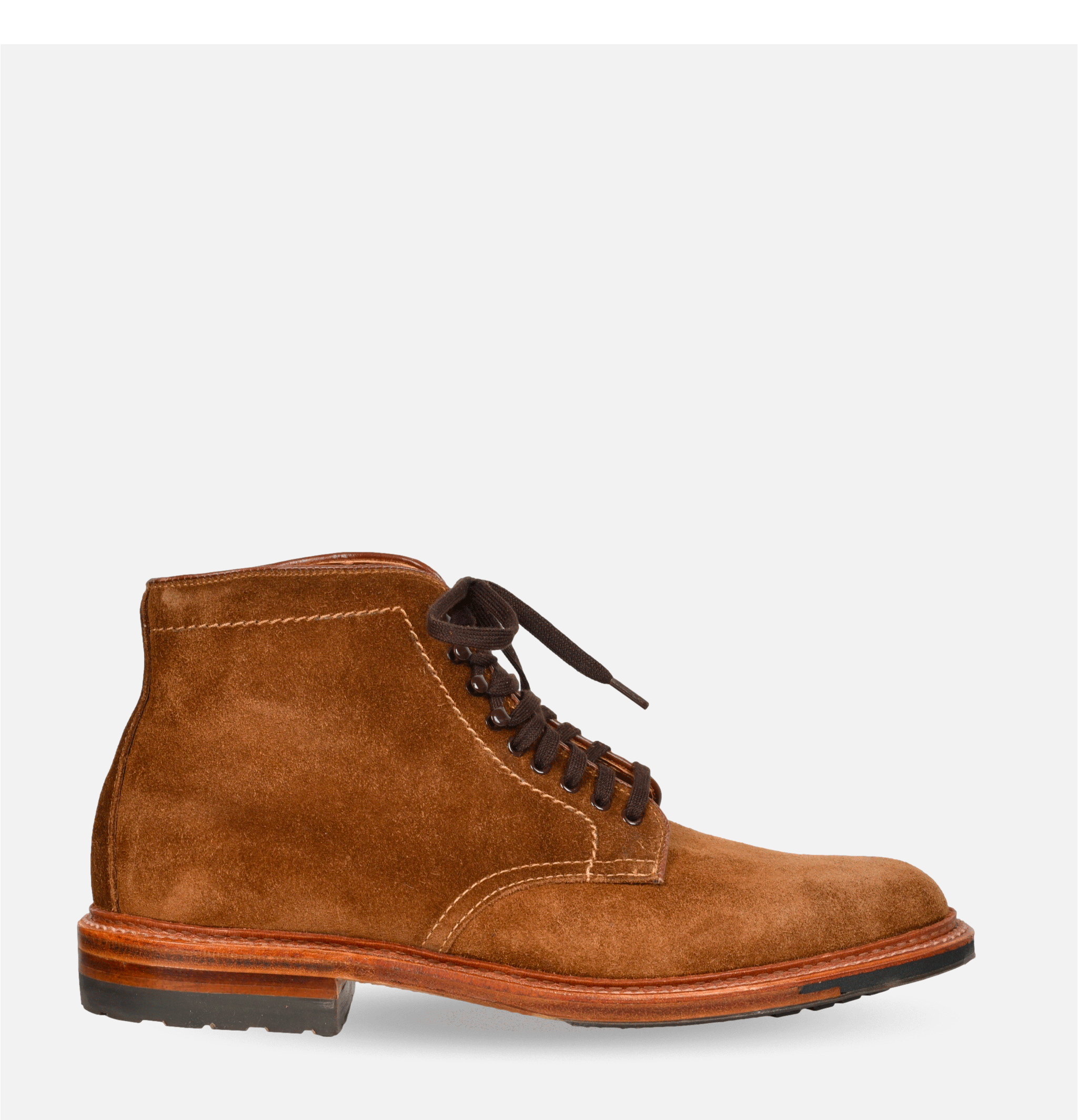 Chaussures Alden Shoe Co 4511H Plain Toe Boots Snuff Suede.
