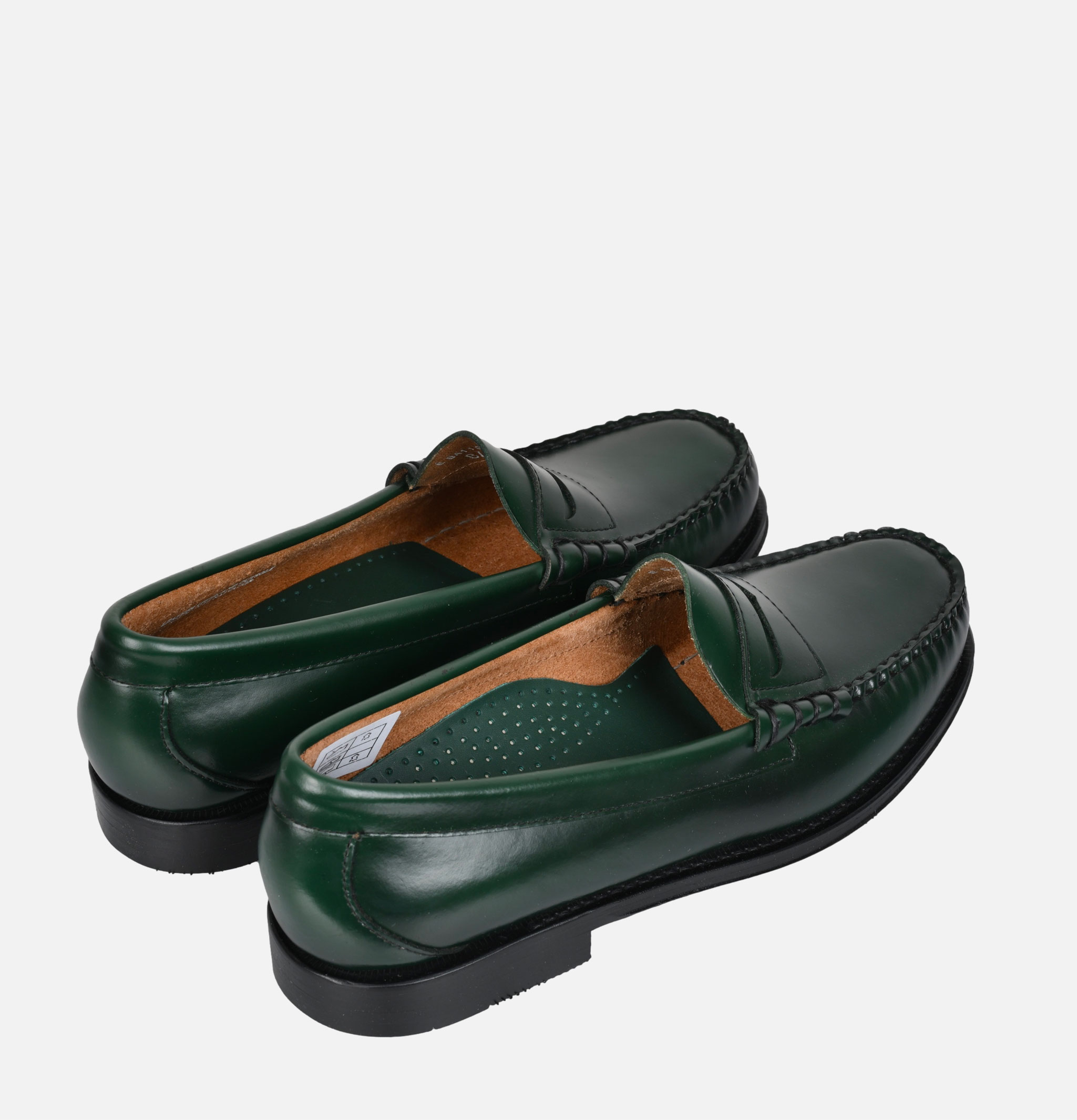 GH Bass Weejun Heritage Larson Moc Pen Dark Green