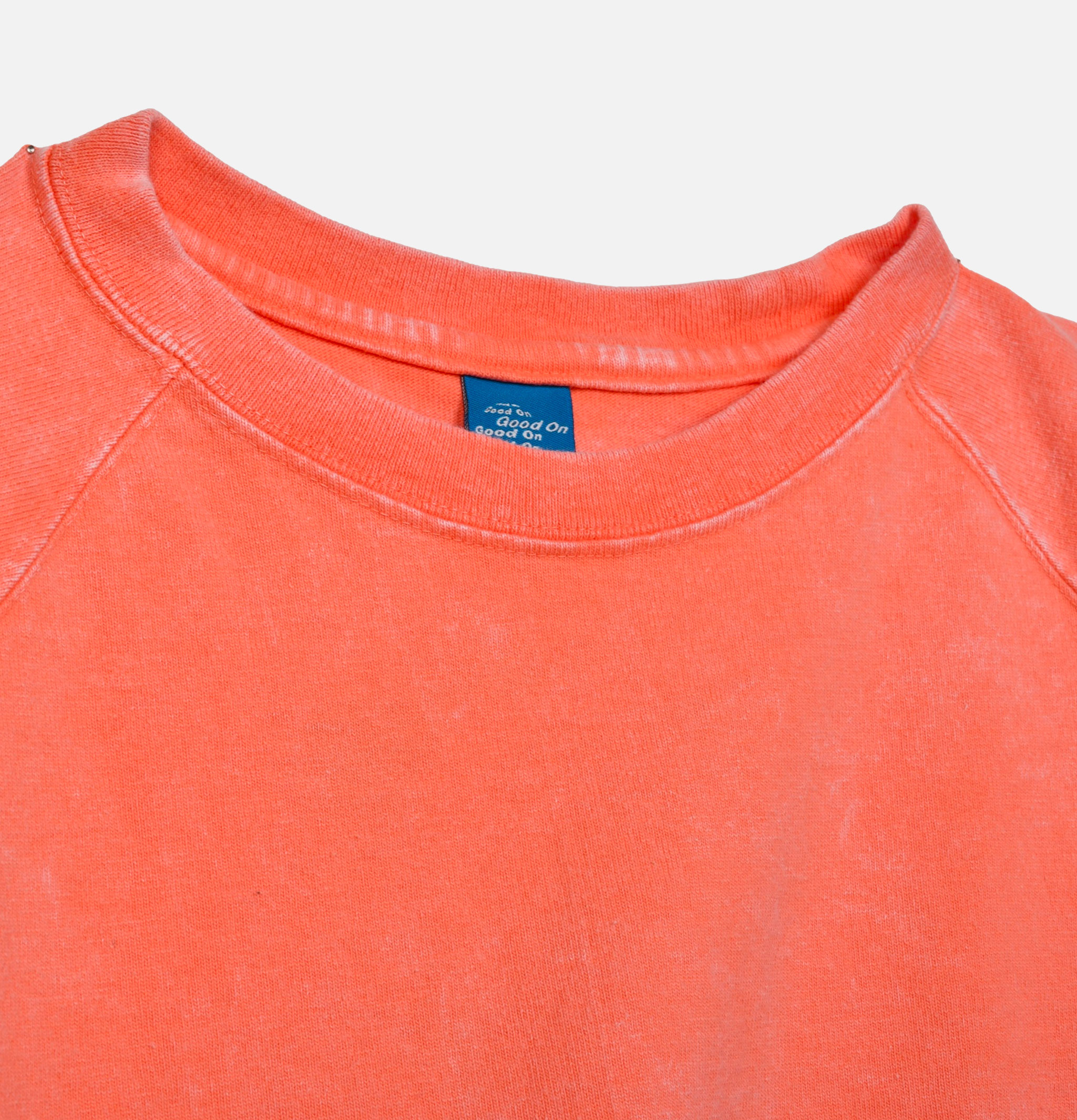 Good On Japan Vintage Dye Ls Raglan Pocket Peach