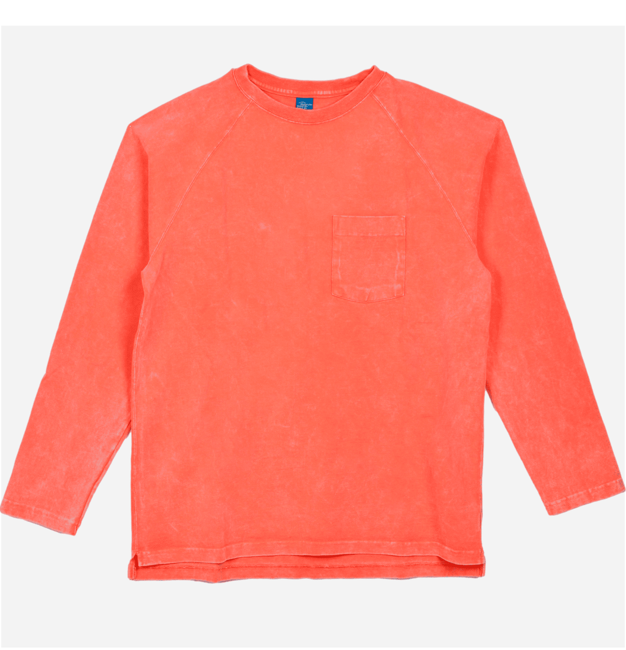Good On Japan Vintage Dye Ls Raglan Pocket Peach