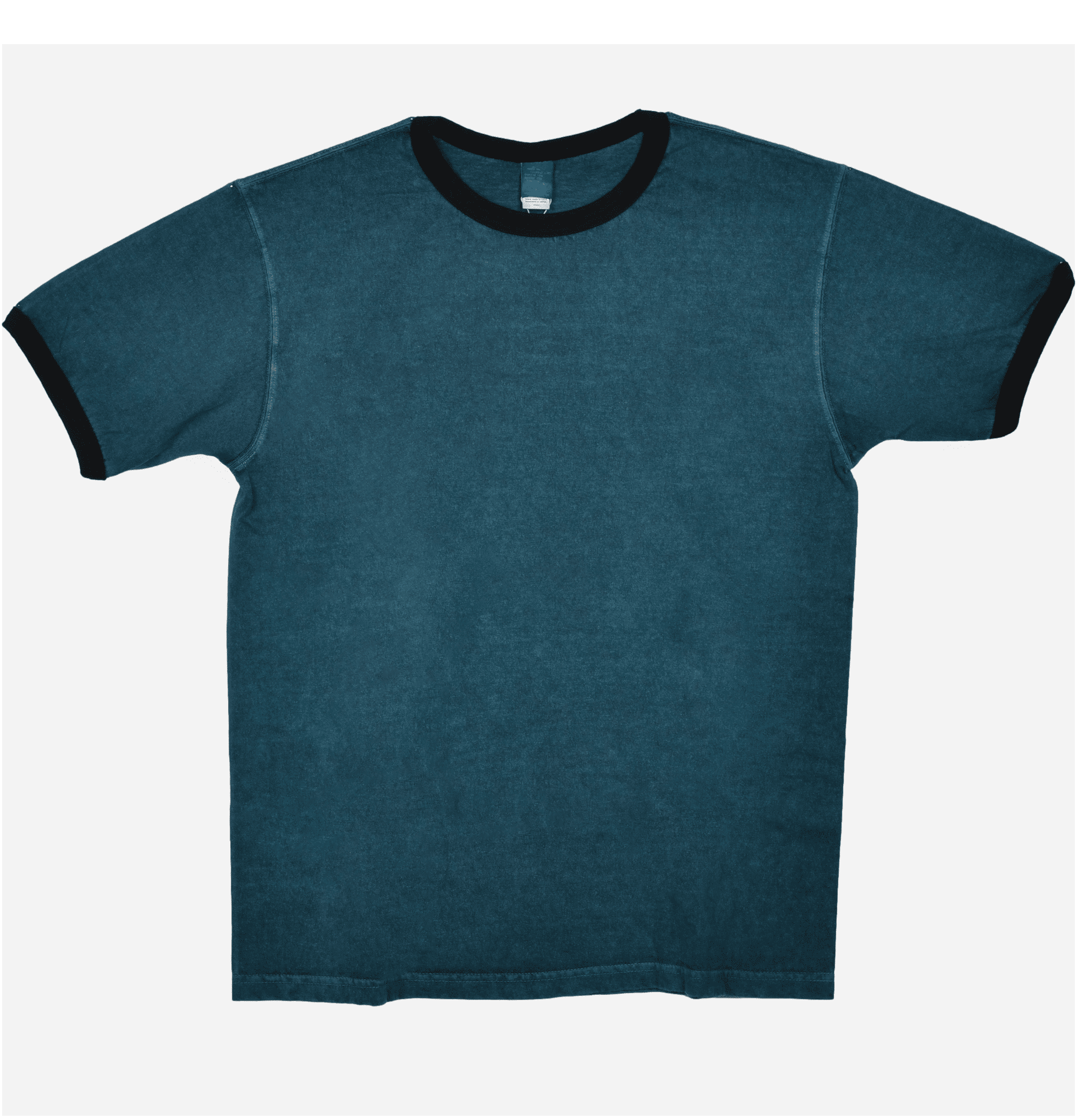 Good On Black S/s Ringer Tee Slate