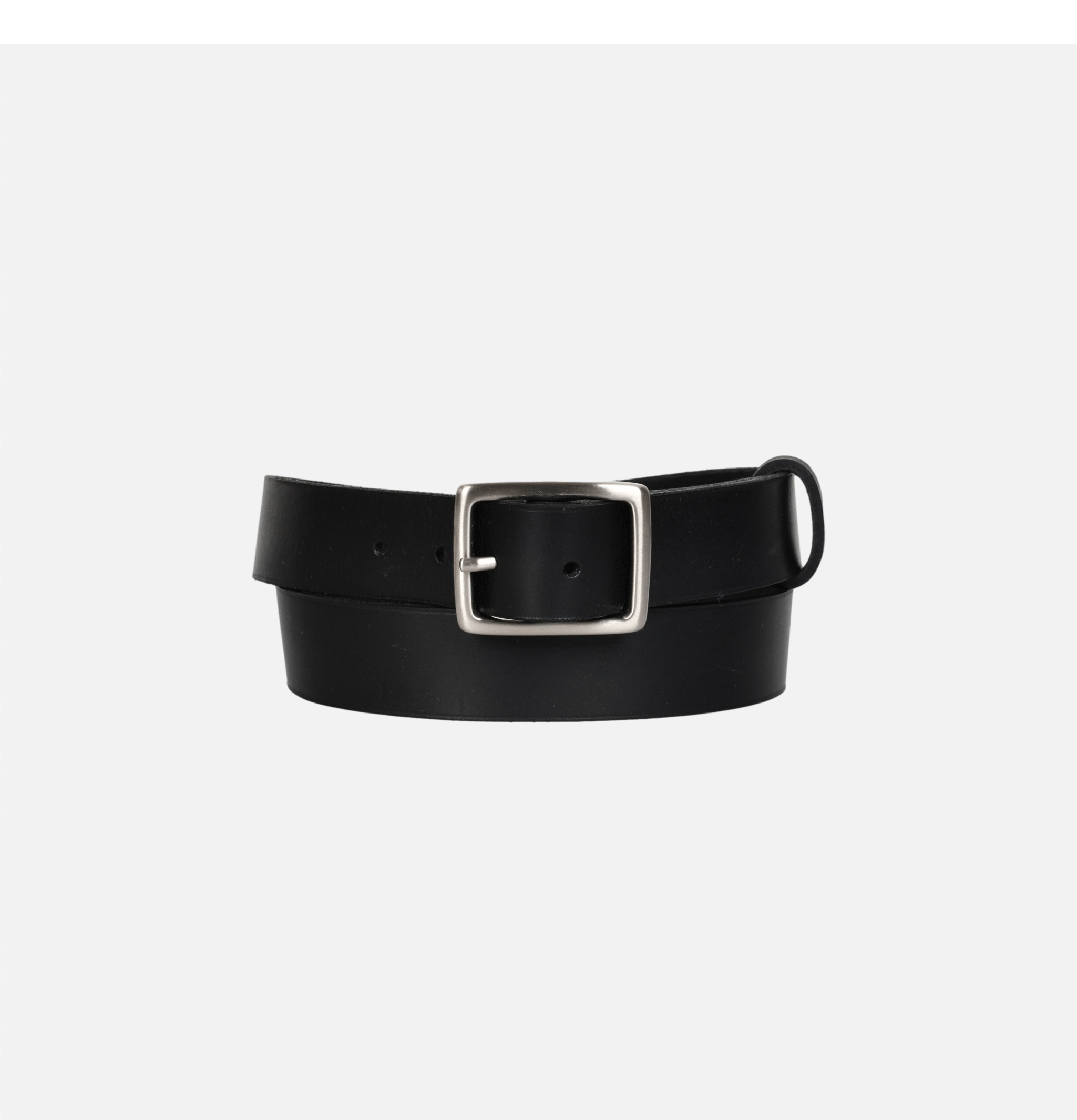 L'anguille Belt Phineas Black Silver