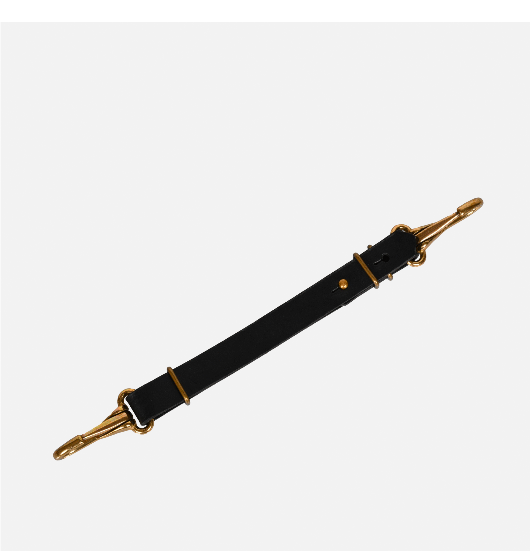 L'anguille Porte-clefs Cuir Noir