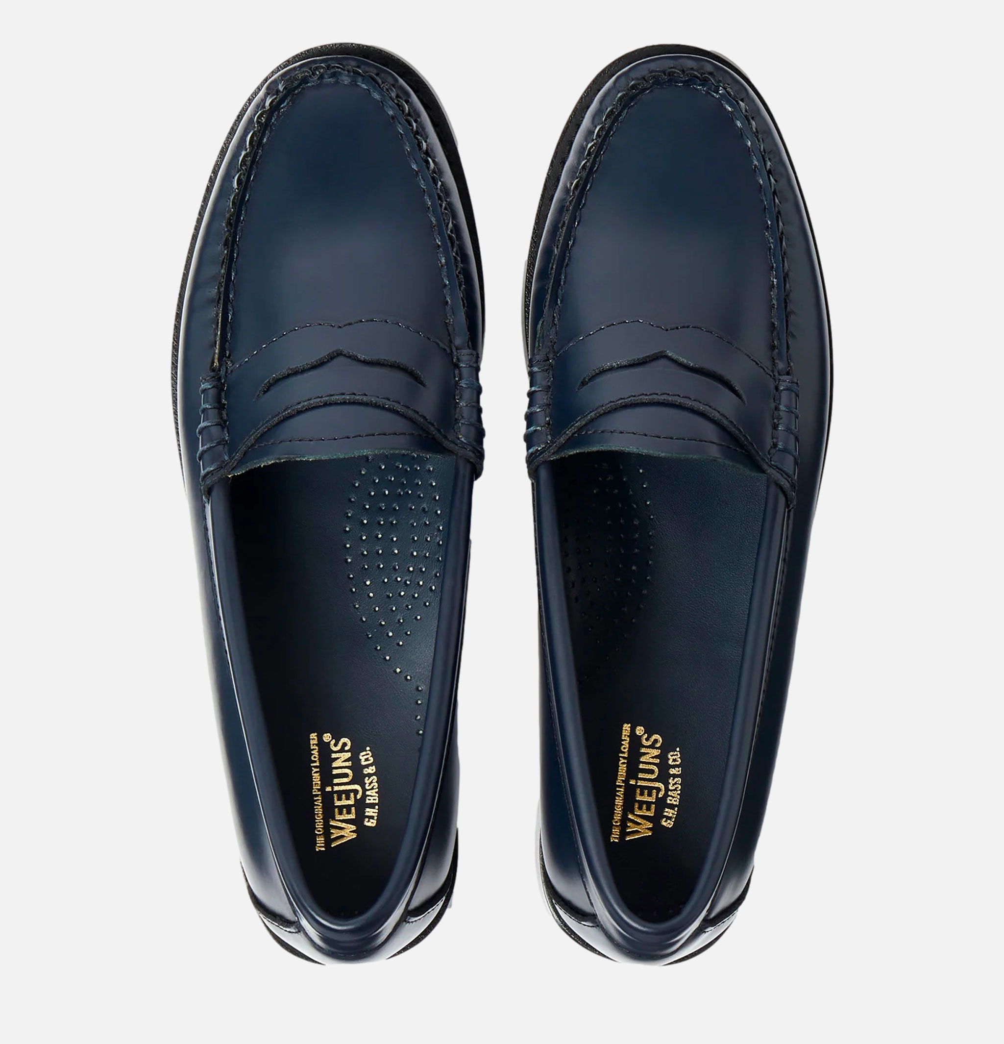 G.H Bass Mocassin Weejun Women Penny Navy