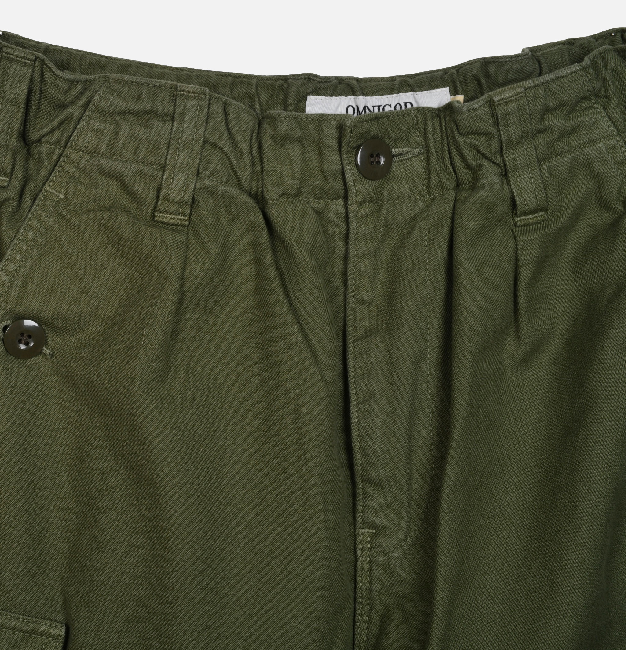 OMNIGOD Military Easy Cargo Pants Khaki