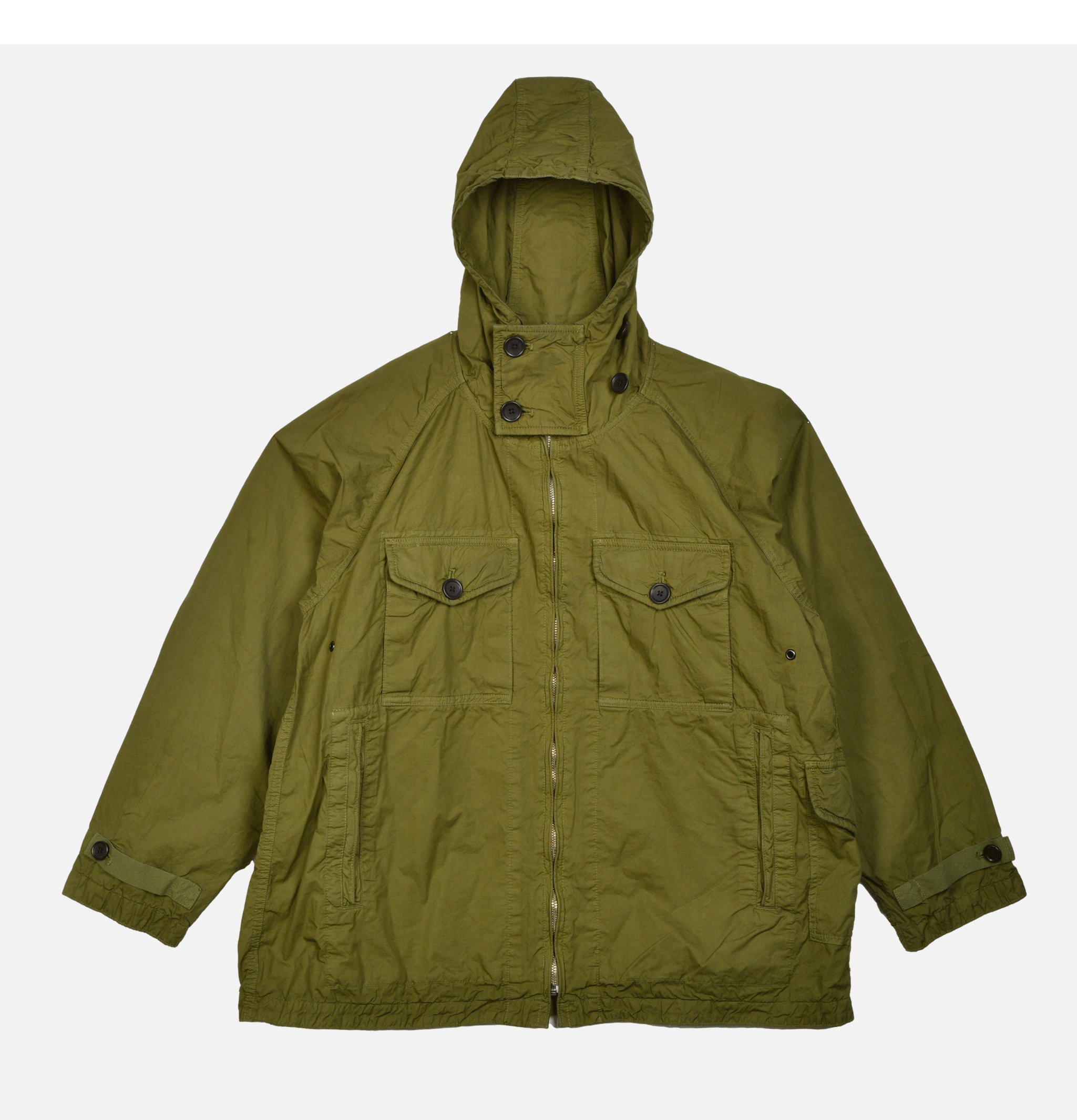 OMNIGOD Parka Military Hoodie Olive
