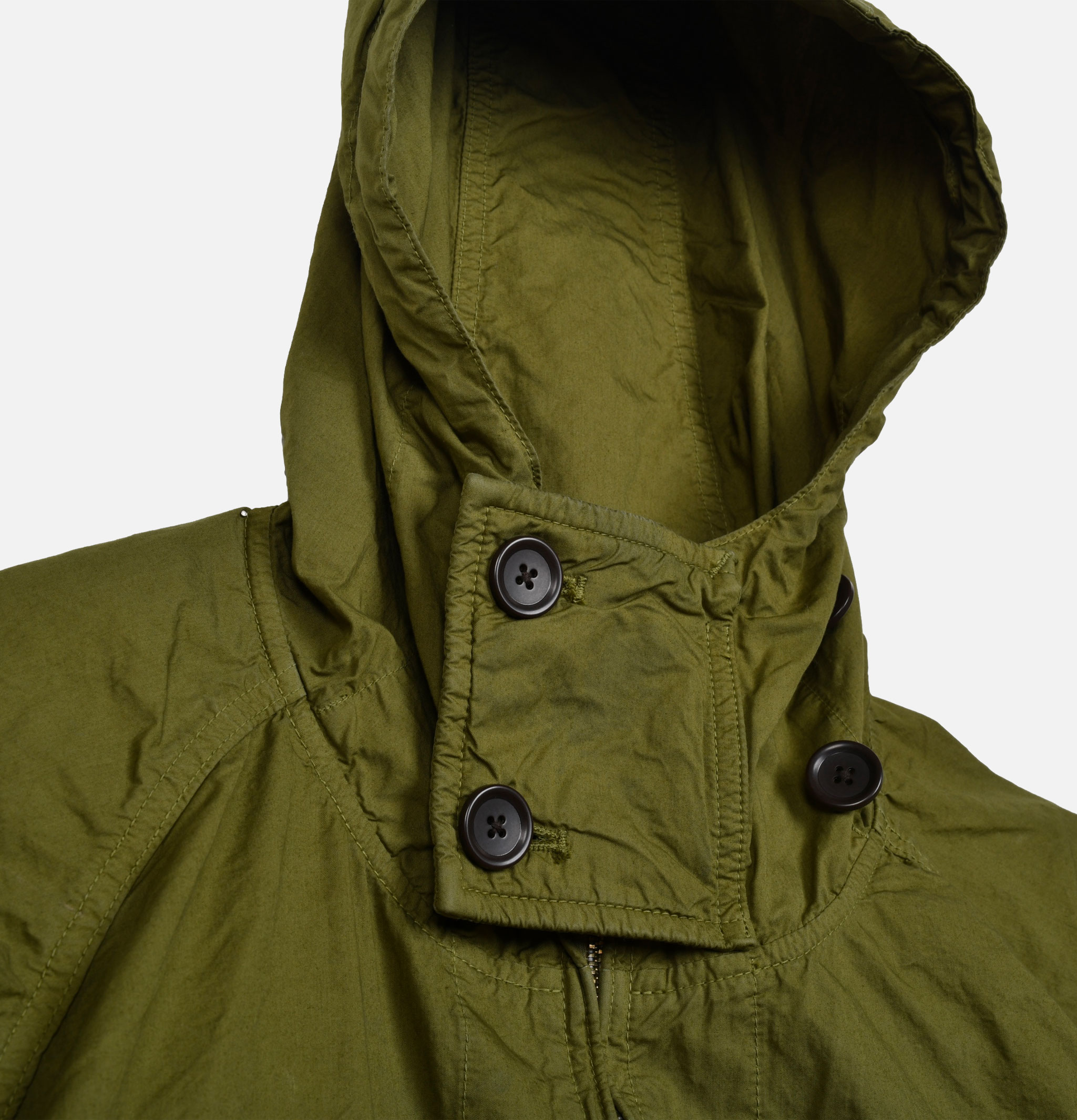 OMNIGOD Parka Military Hoodie Olive