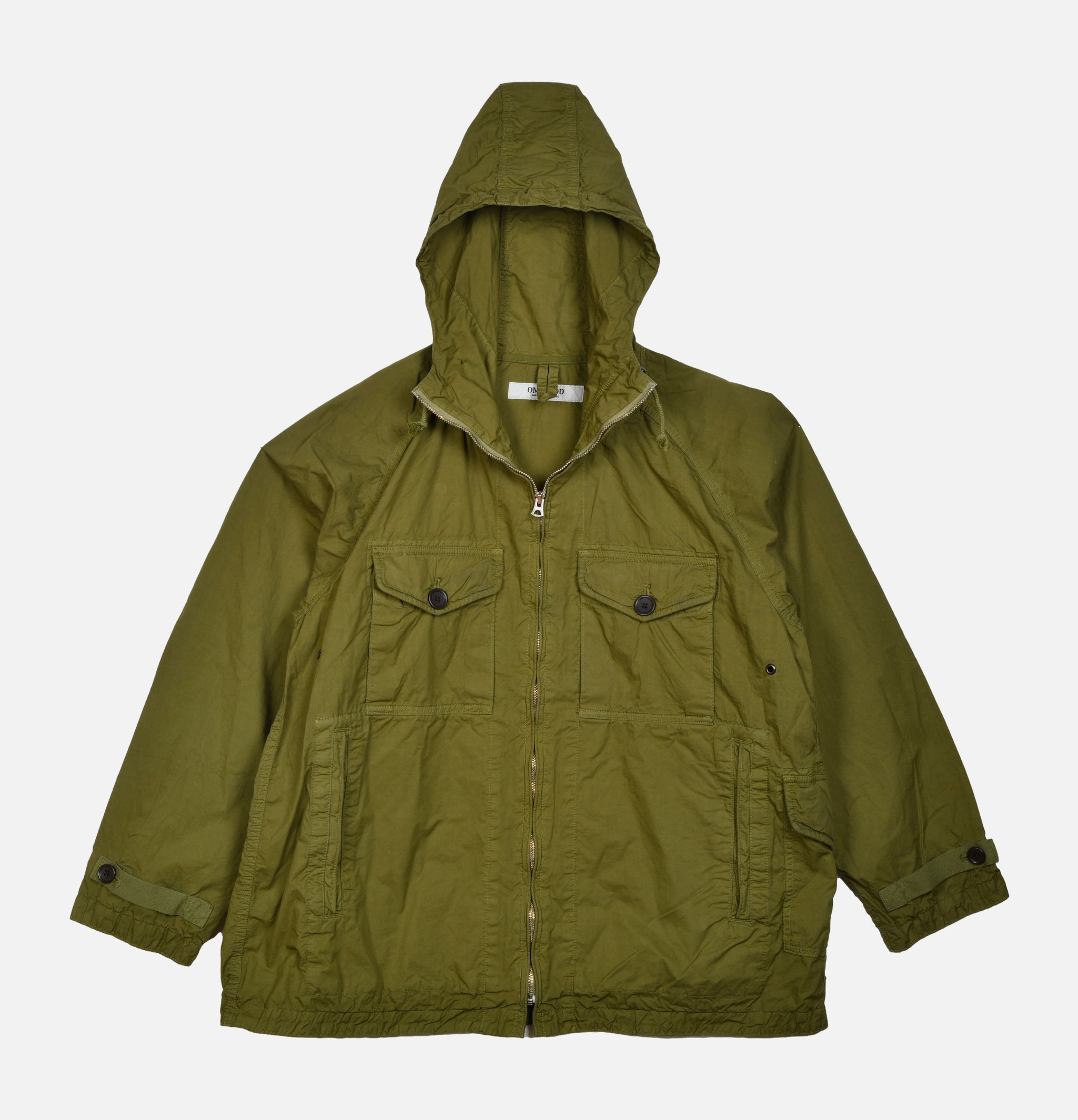 OMNIGOD Parka Military Hoodie Olive