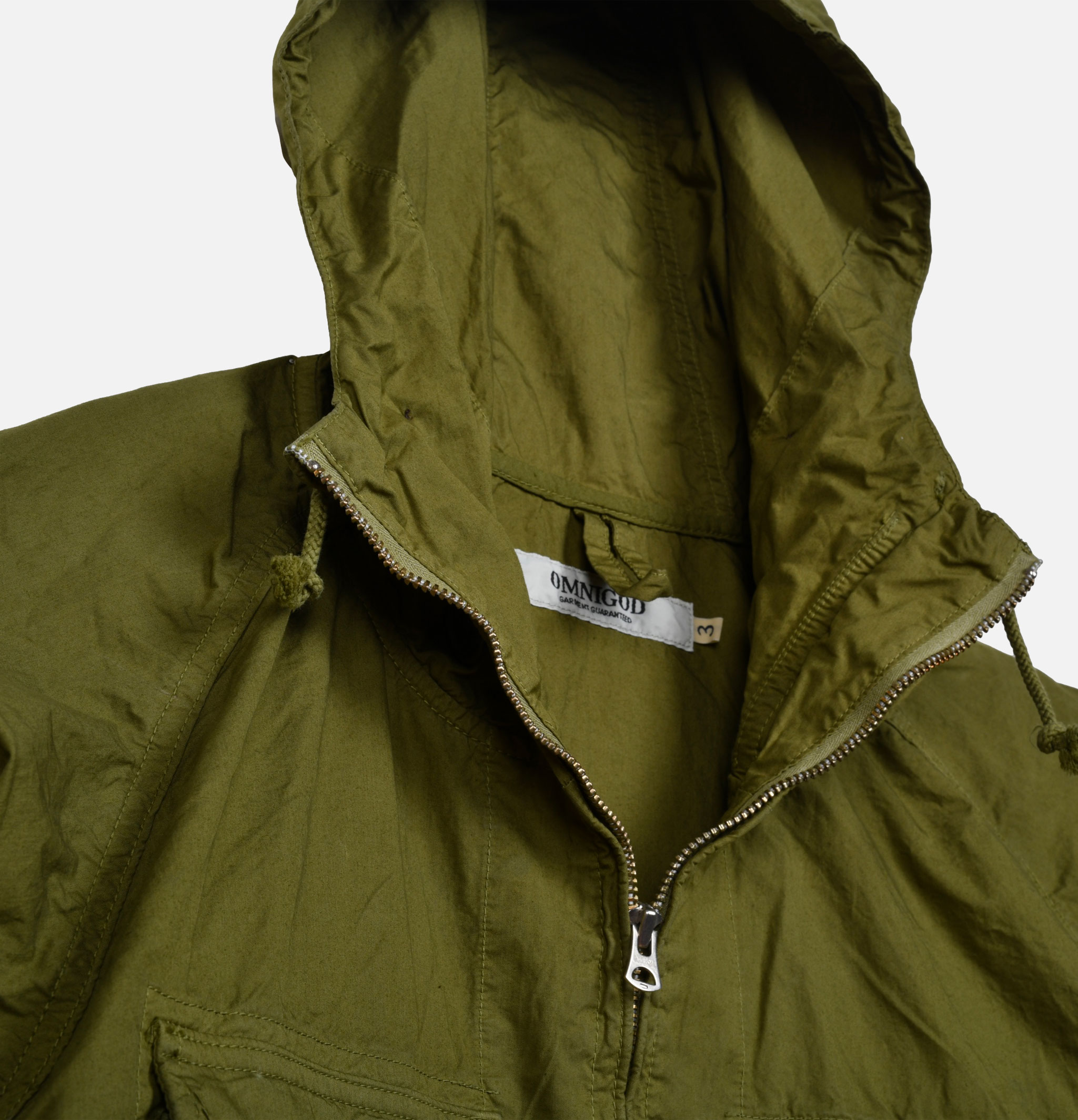 OMNIGOD Parka Military Hoodie Olive
