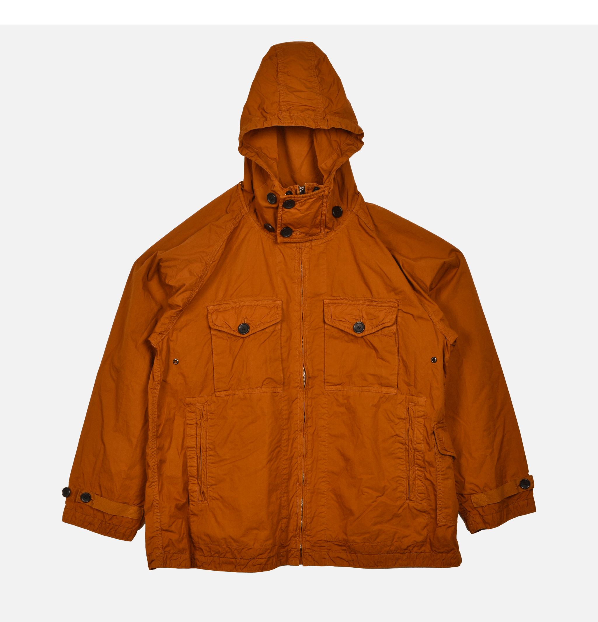 OMNIGOD Parka Military Hoodie Orange
