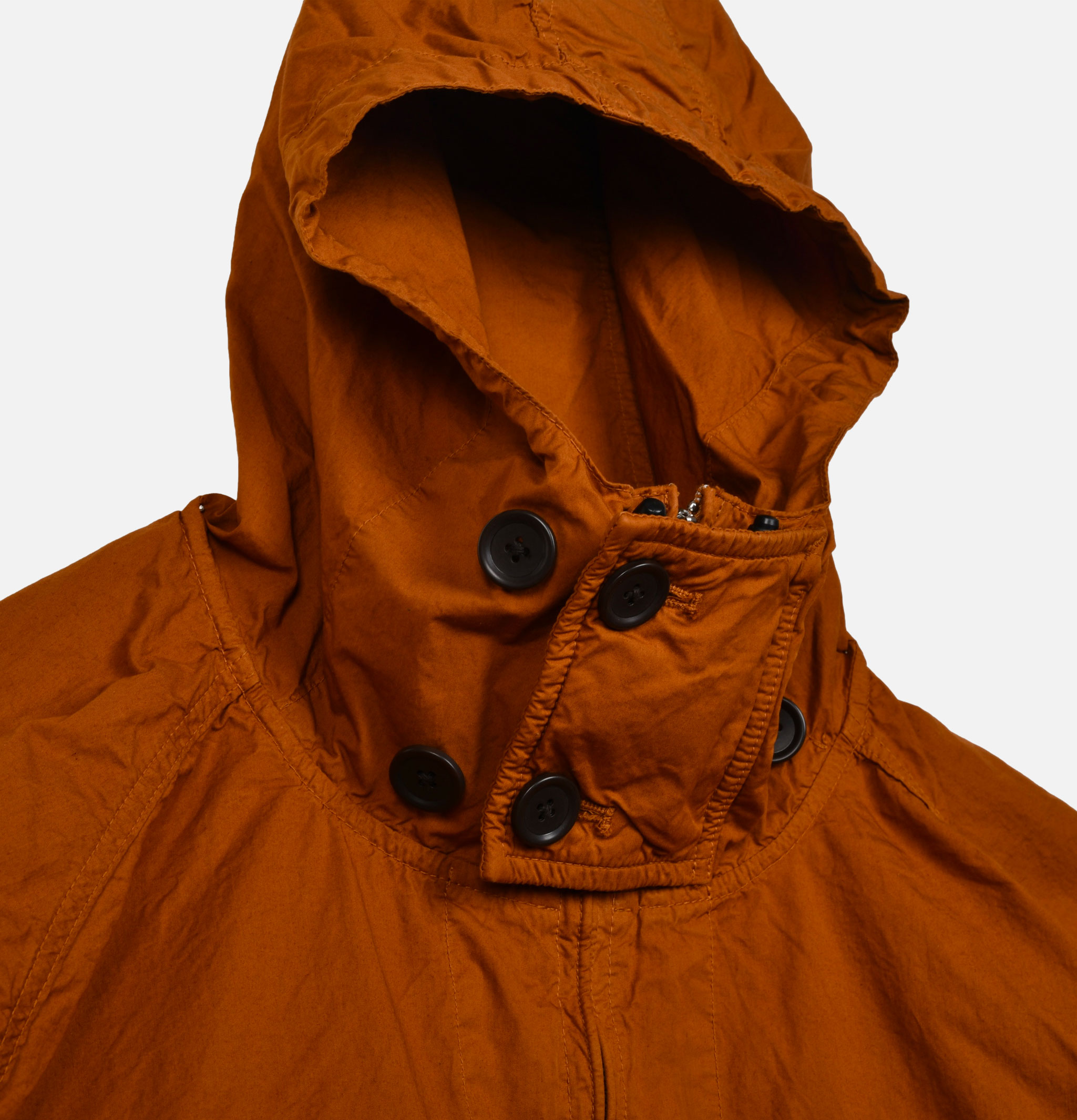 OMNIGOD Parka Military Hoodie Orange