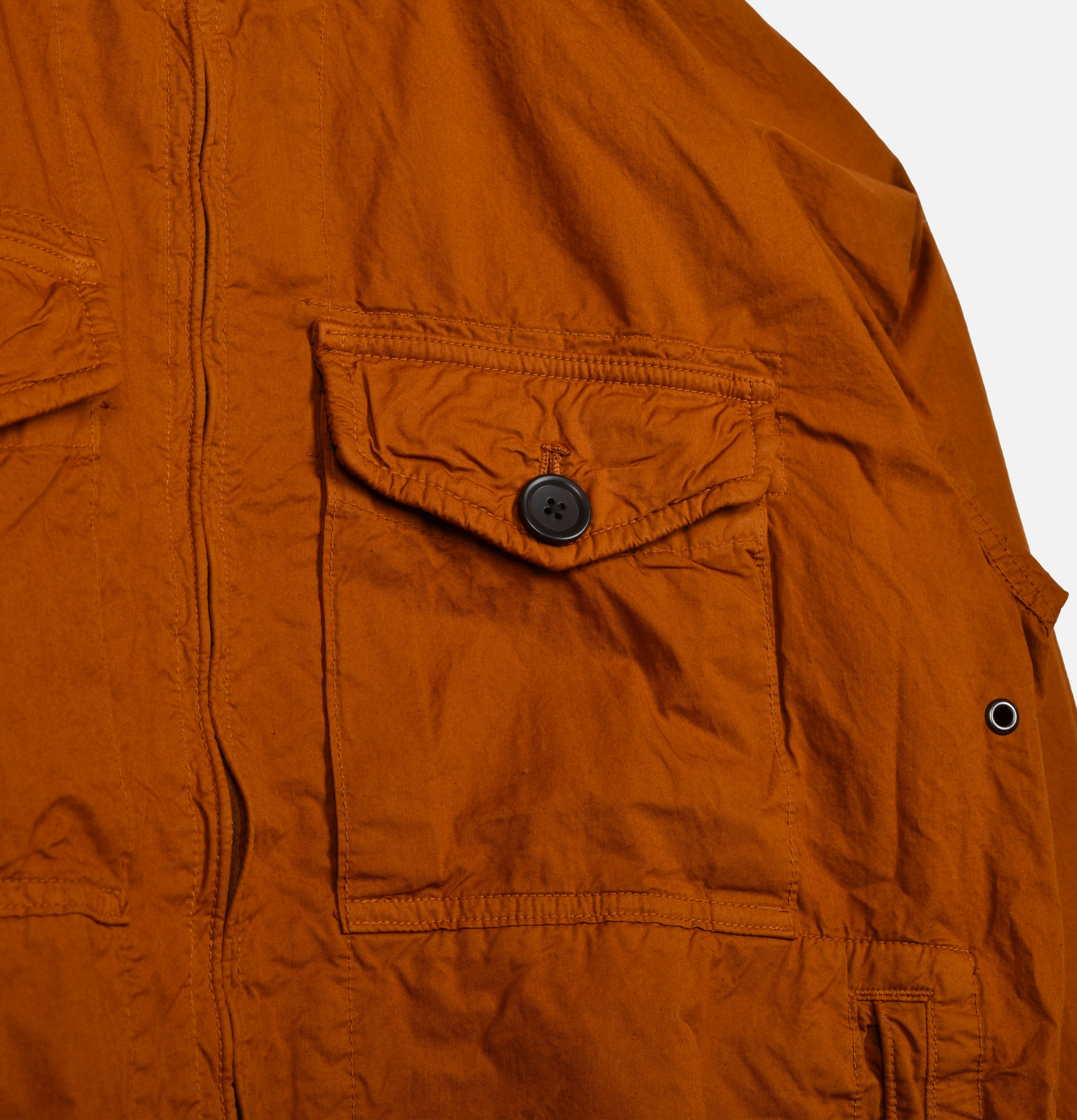 OMNIGOD Parka Military Hoodie Orange