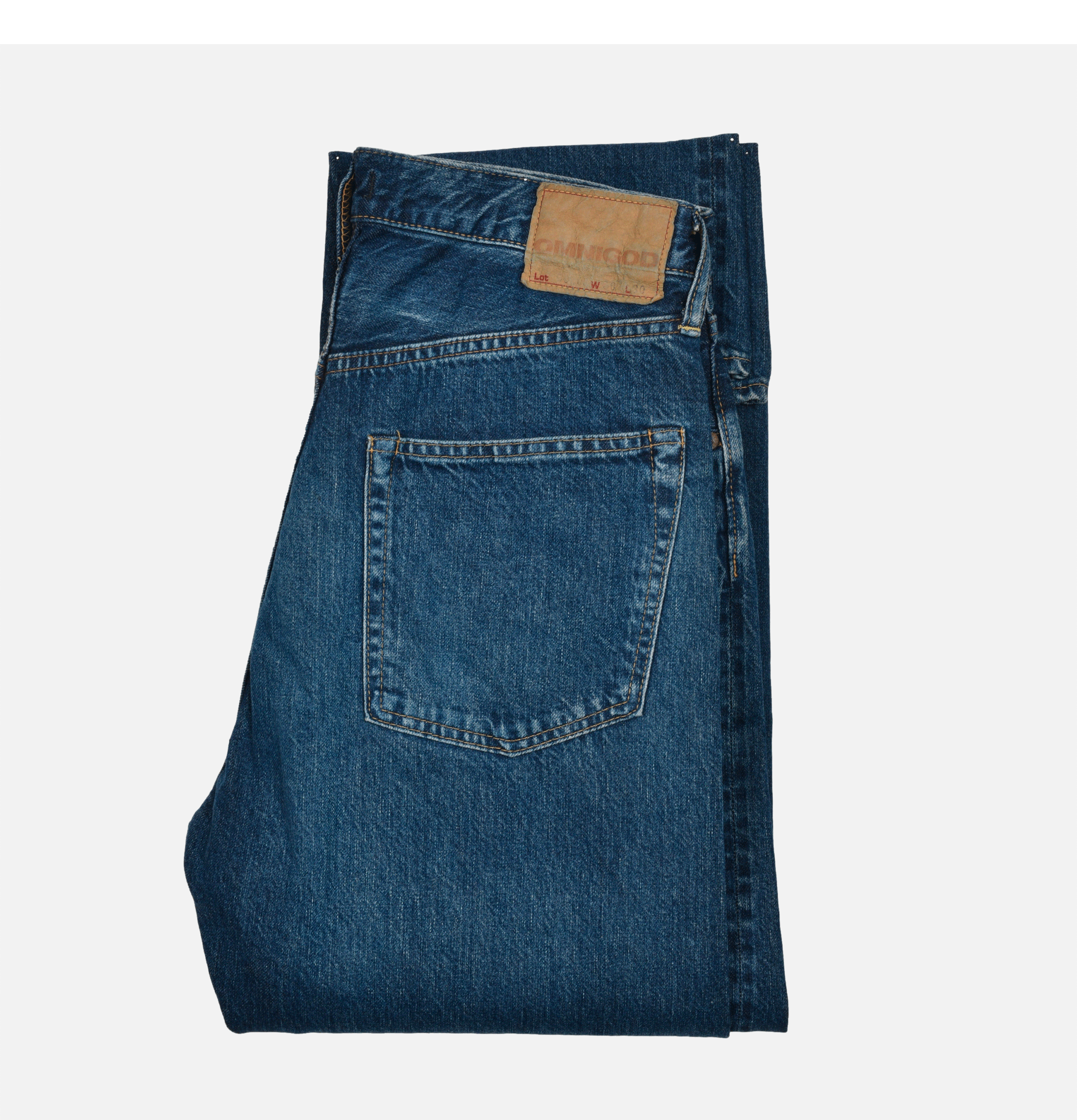 Omnigod 5p Old Straight Jeans Onewash