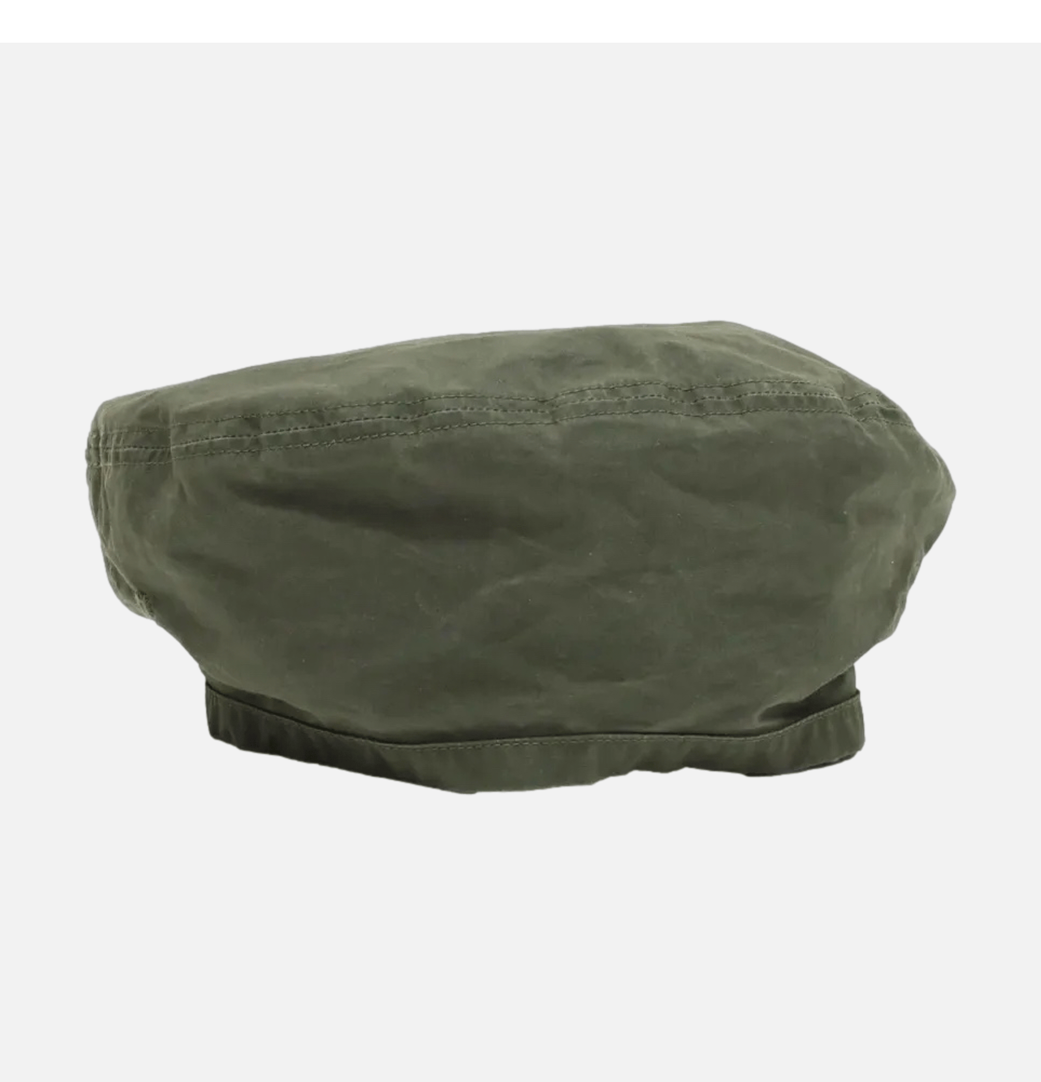 Decho Waxed Cotton Beret Olive