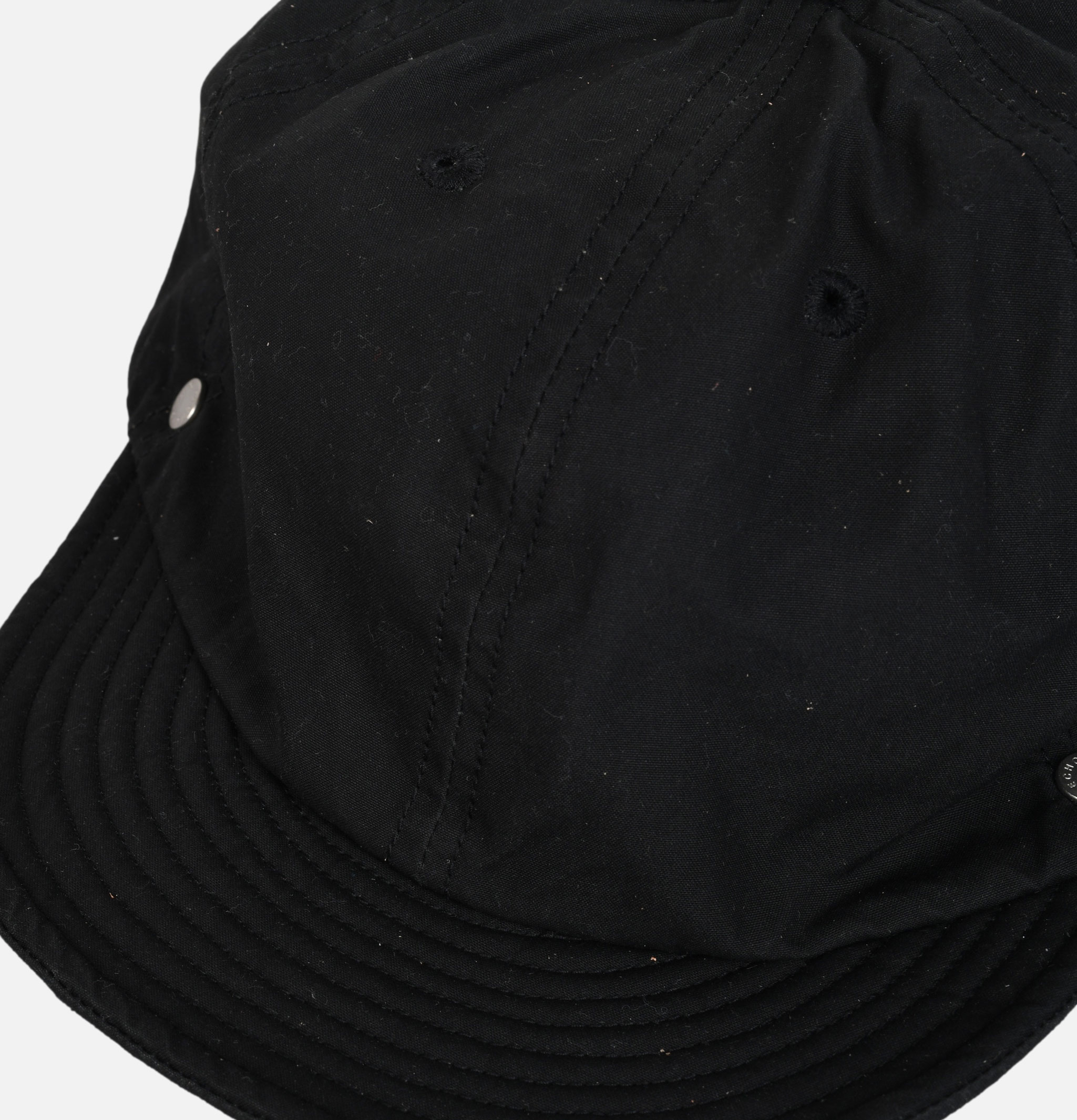 Decho Ball Cap Waxed Cotton Black