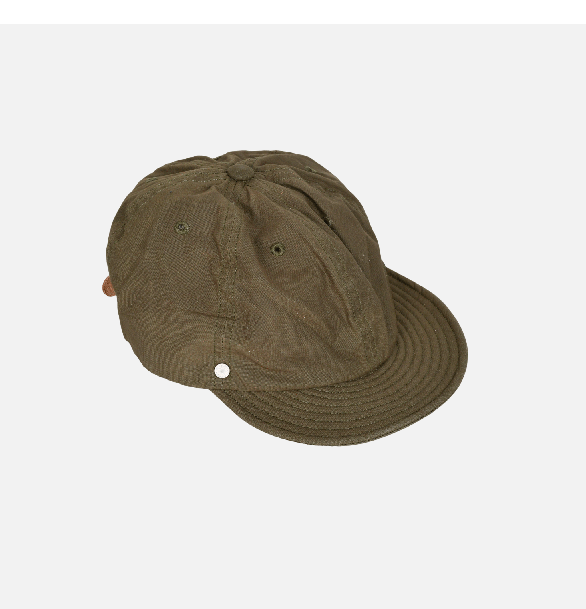 Decho Ball Cap Waxed Cotton Olive