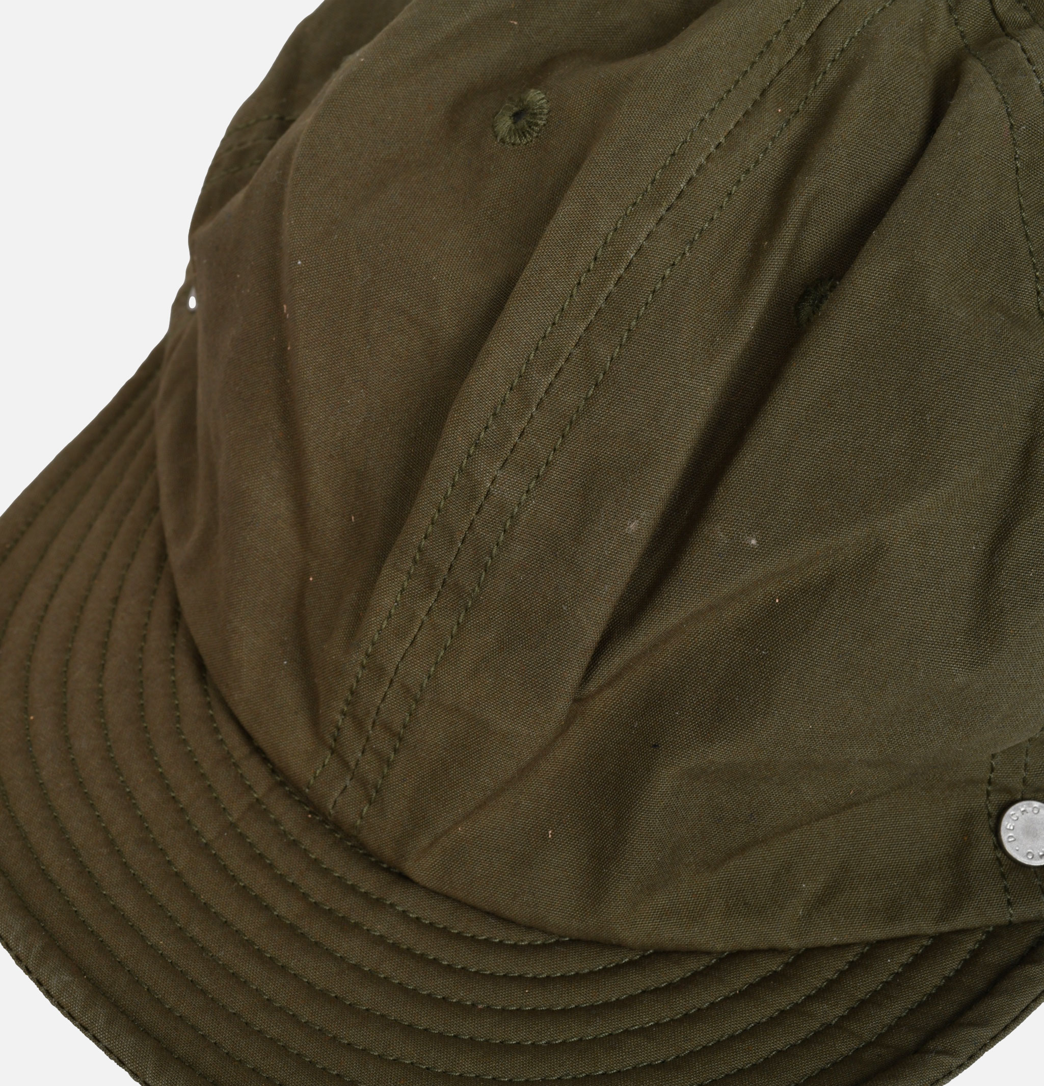 Decho Ball Cap Waxed Cotton Olive