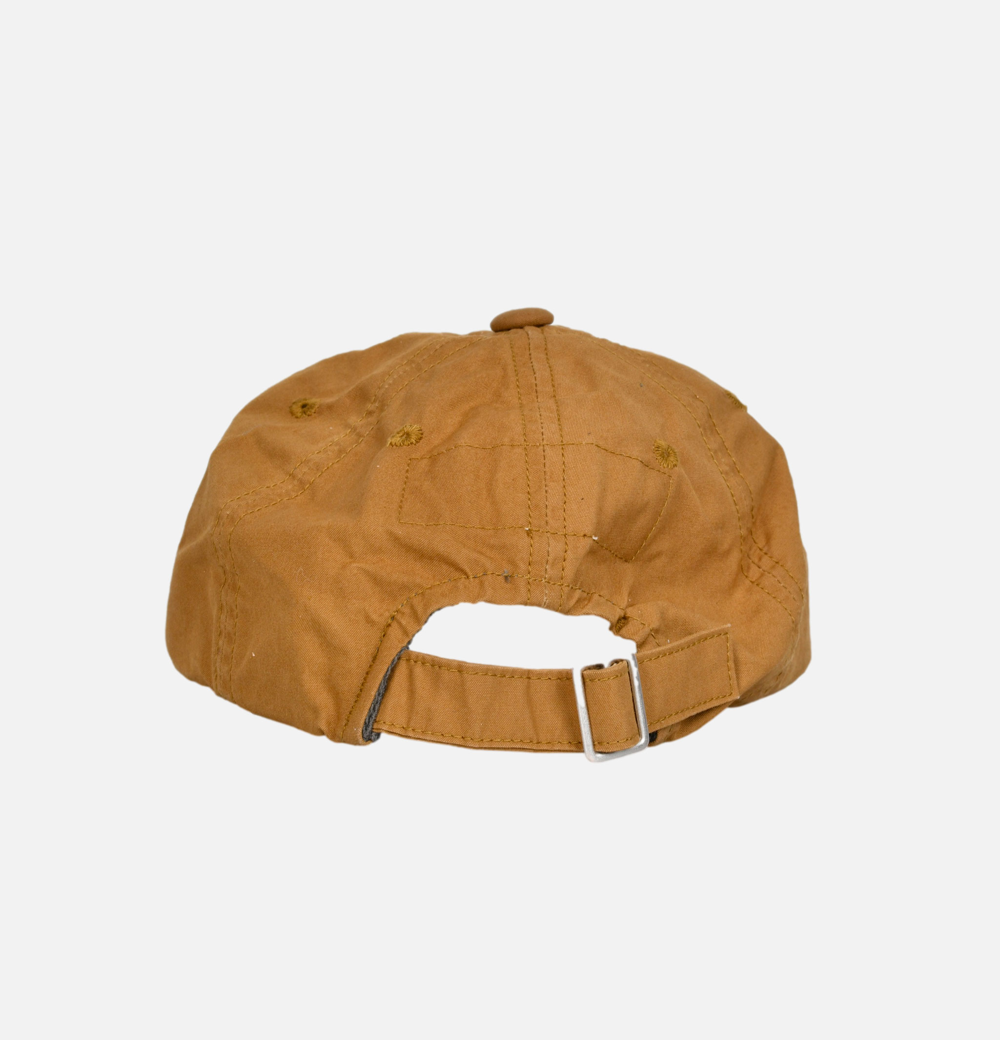 DECHO Ballcap Waxed Cotton Ball Buckle Beige