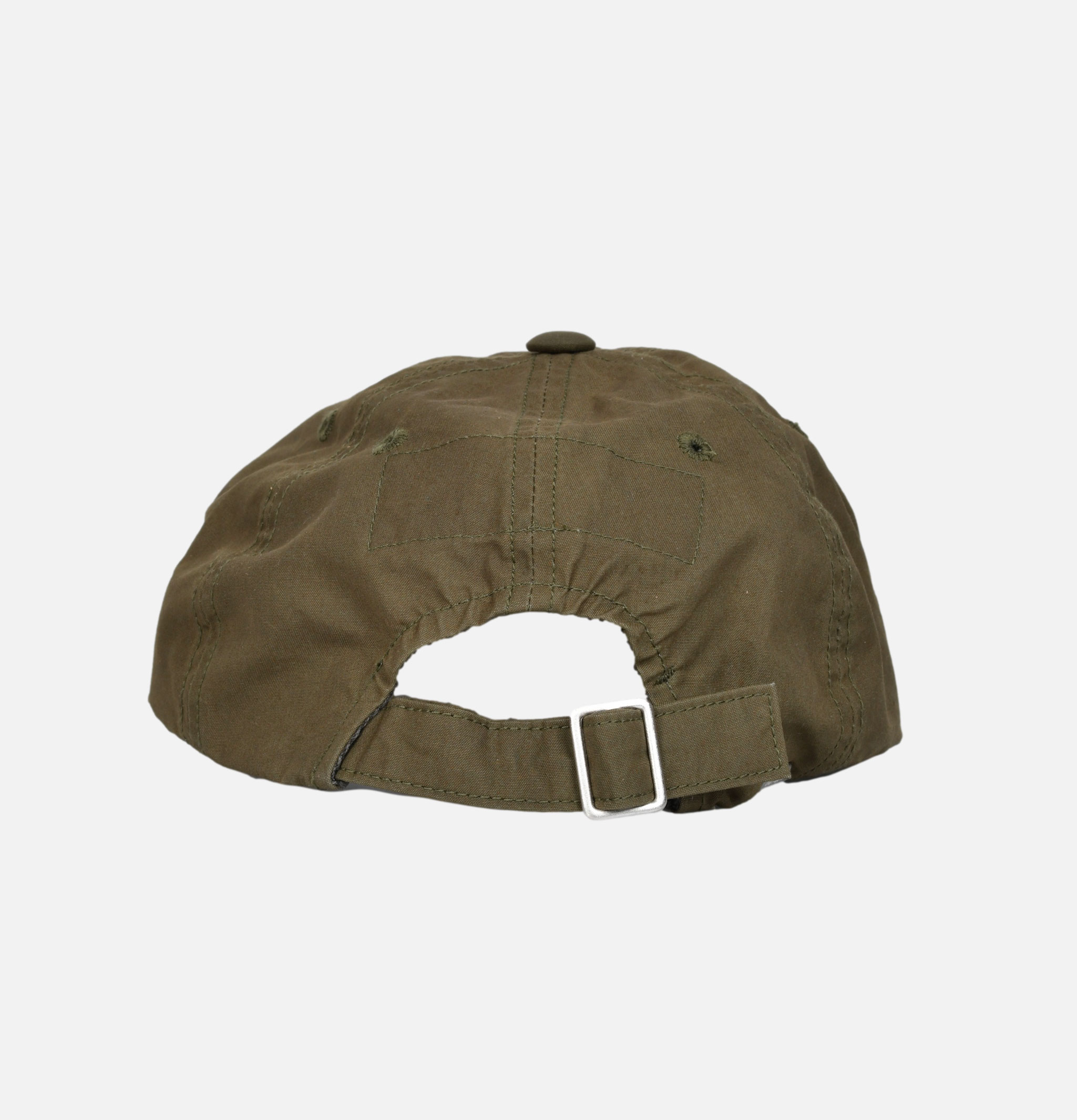 DECHO Ballcap Waxed Cotton Ball Buckle Olive