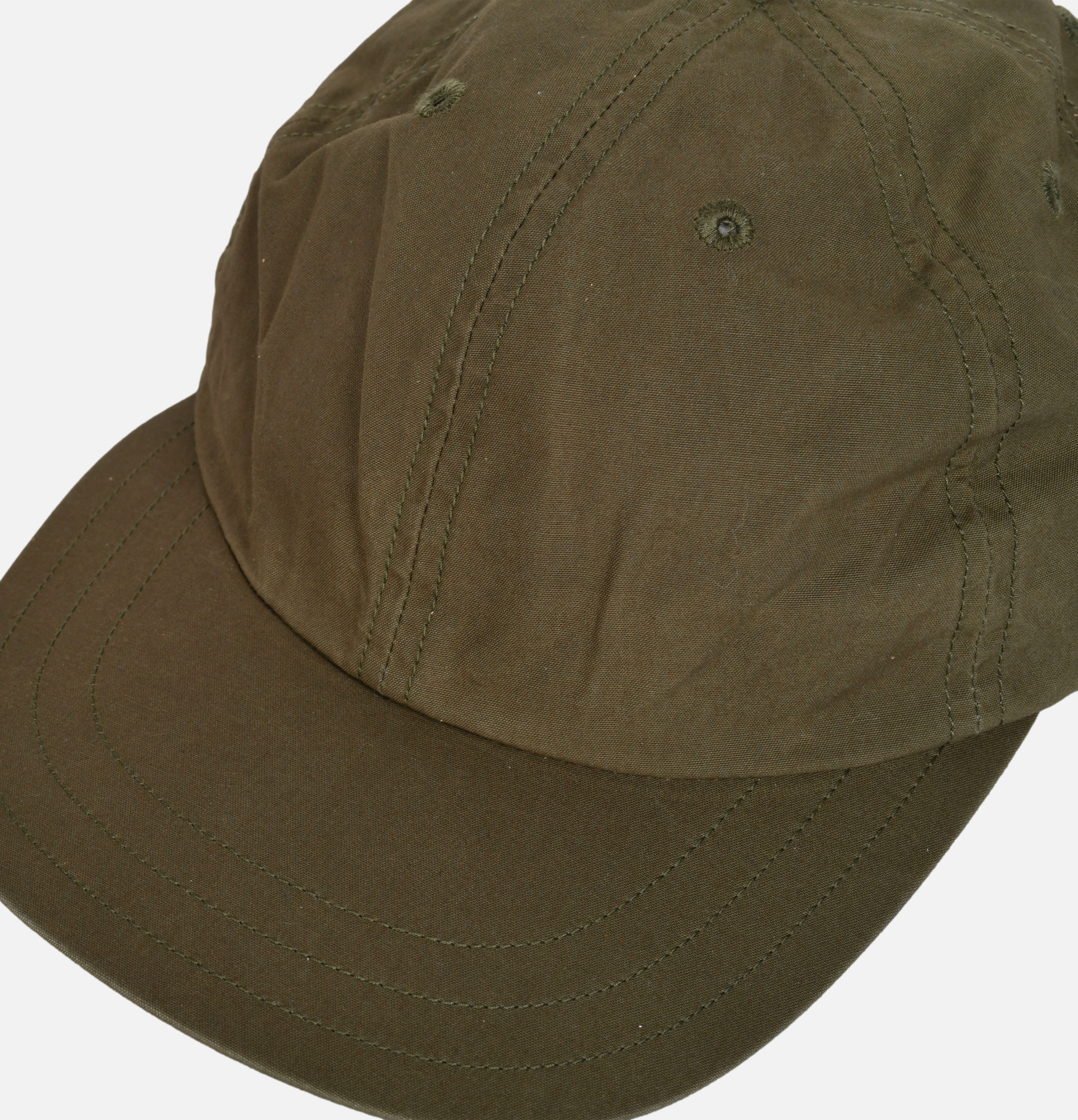 DECHO Ballcap Waxed Cotton Ball Buckle Olive