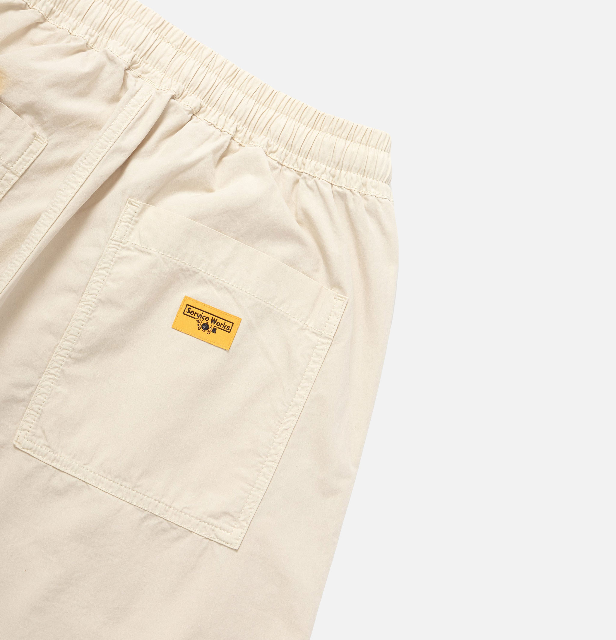 Service Works Pantalon Chef Popeline White Oak