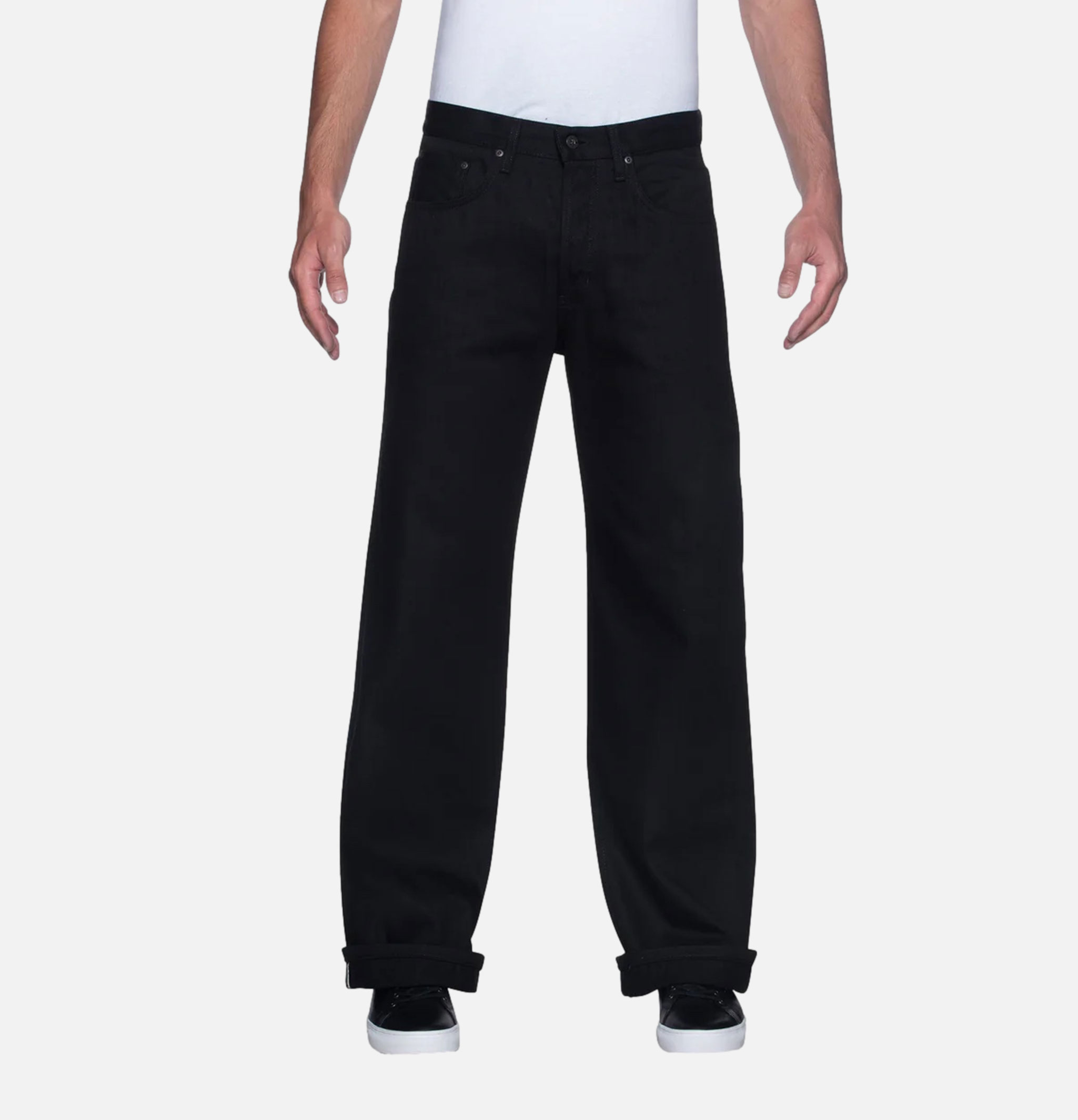 Naked & Famous Jean Strong Guy Selvedge 13oz Black