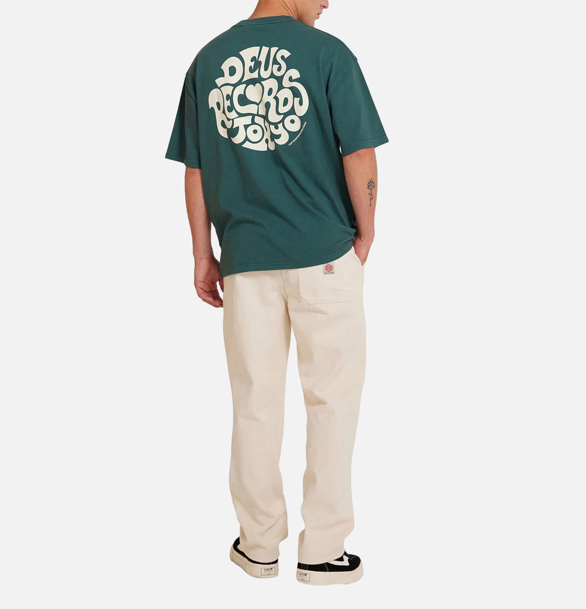 Deus T-shirt Paradigm Forest Green