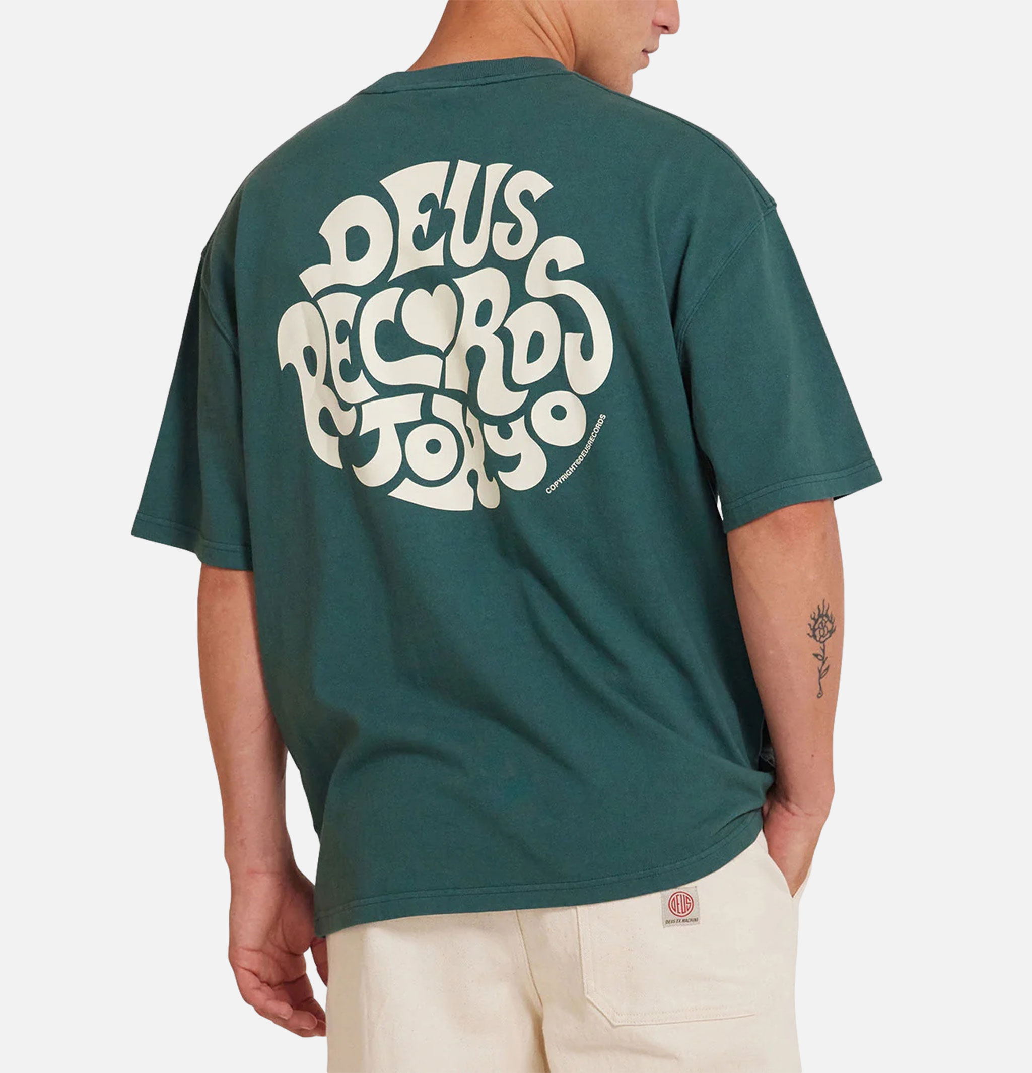 Deus T-shirt Paradigm Forest Green