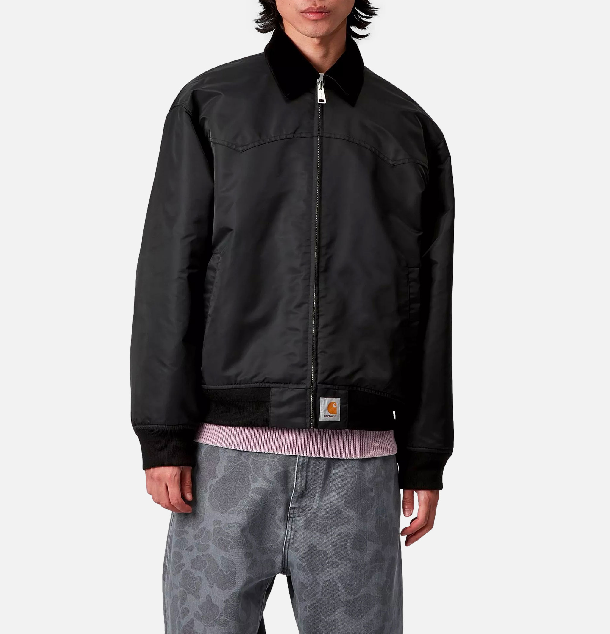 Carhartt WIP Santa Fe Alumni Jacket Noir