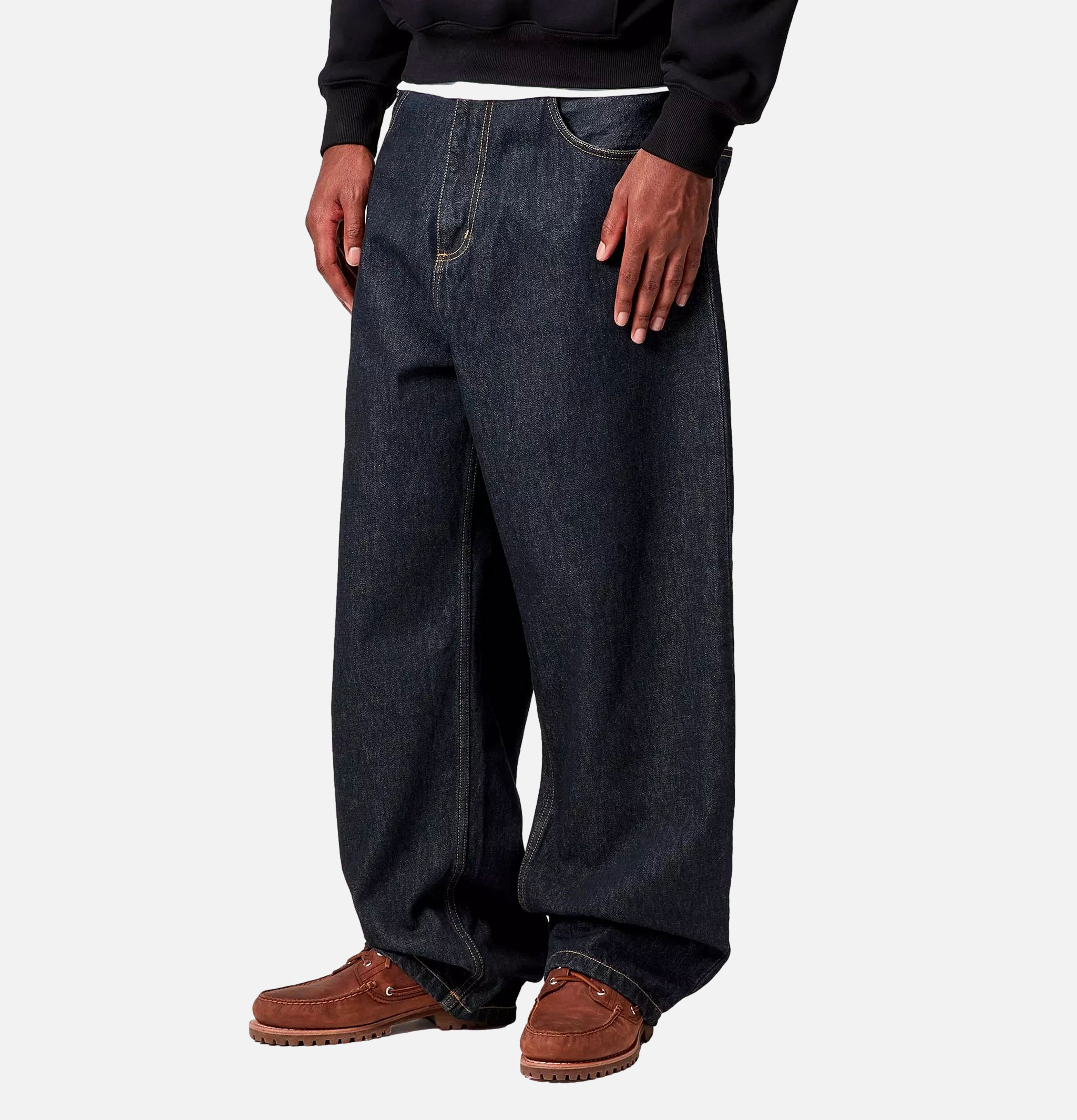 Carhartt WIP Brandon Pant Smith Blue Rinsed