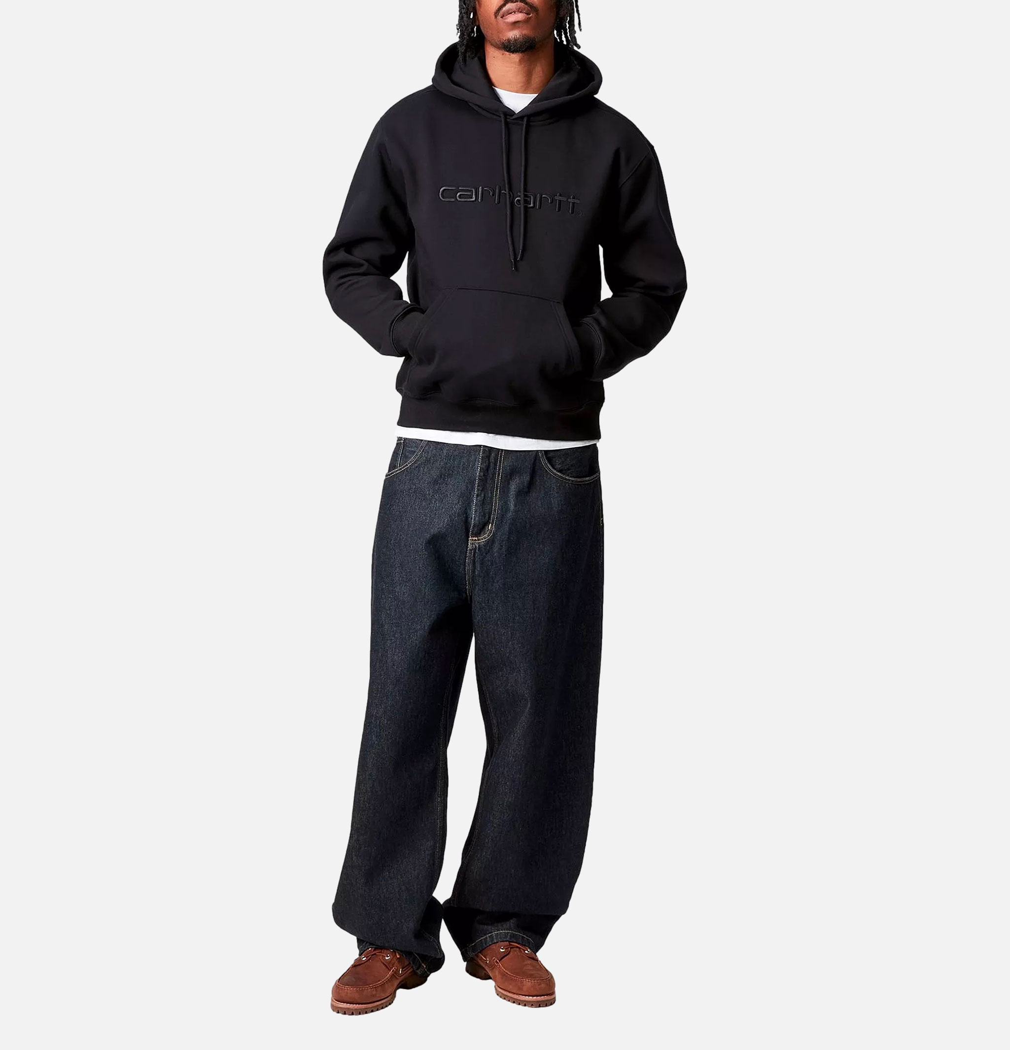 Carhartt WIP Brandon Pant Smith Blue Rinsed